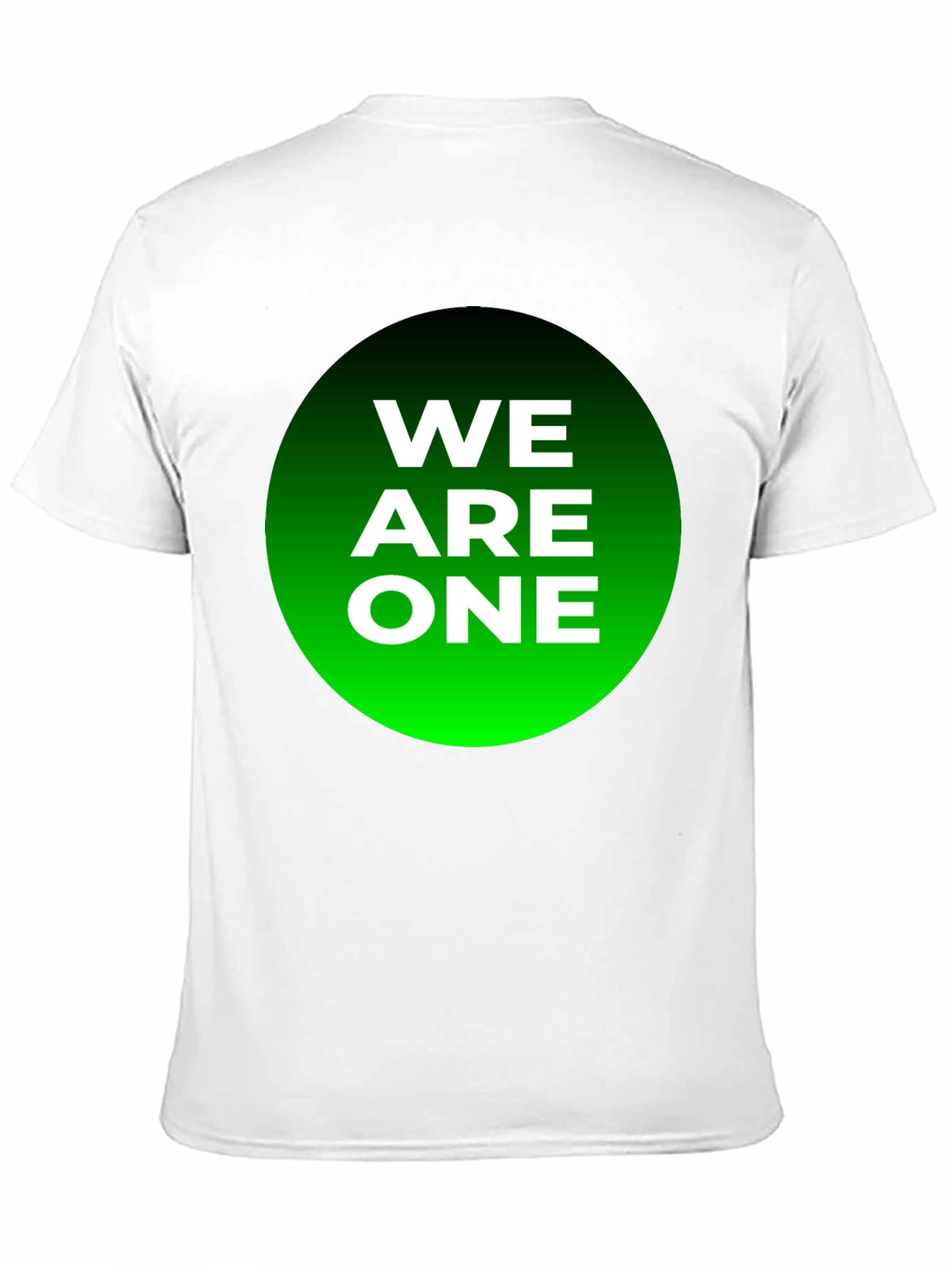 We Are One Graphic Tee - Black