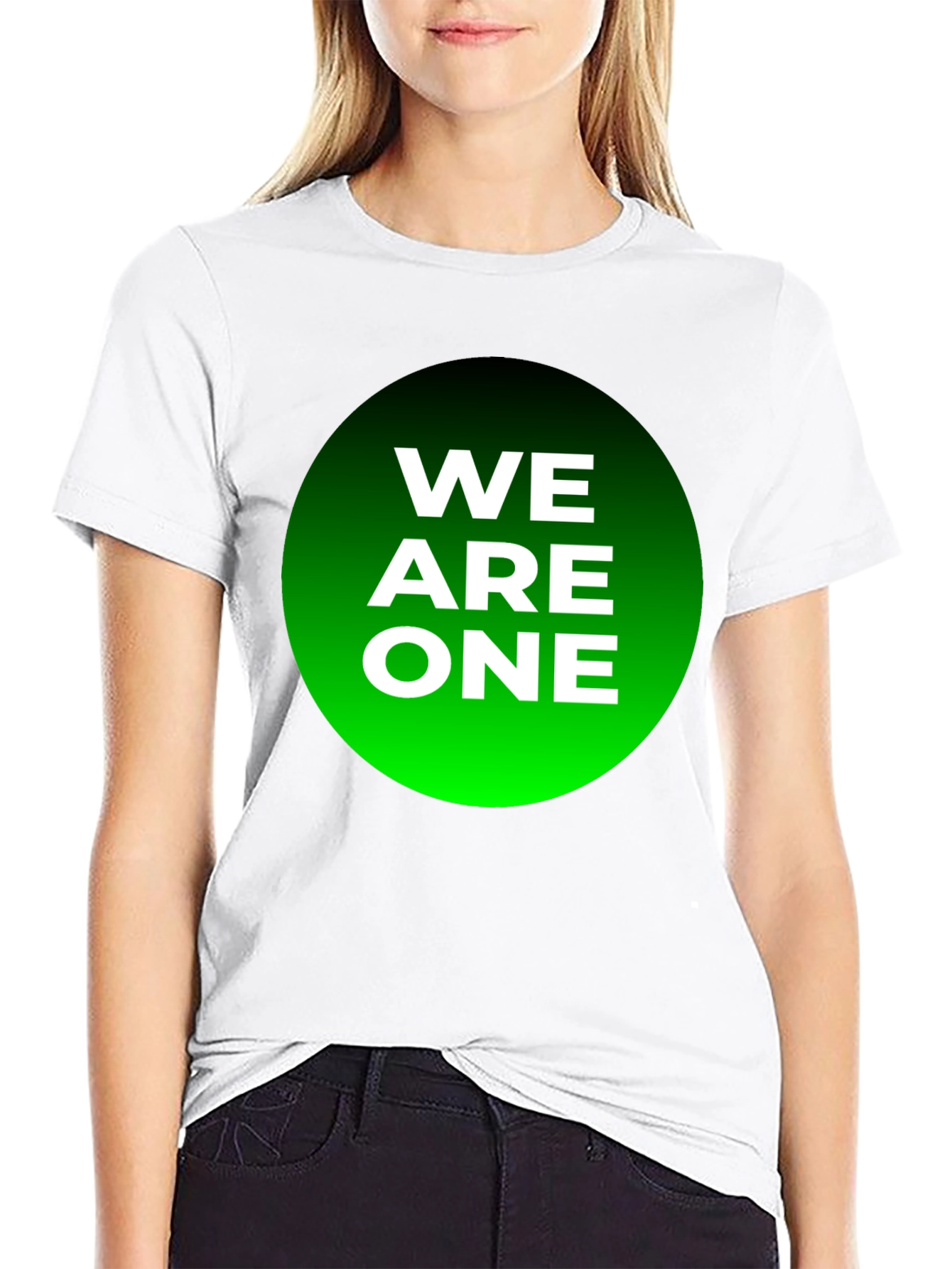 We Are One Graphic Tee - Black
