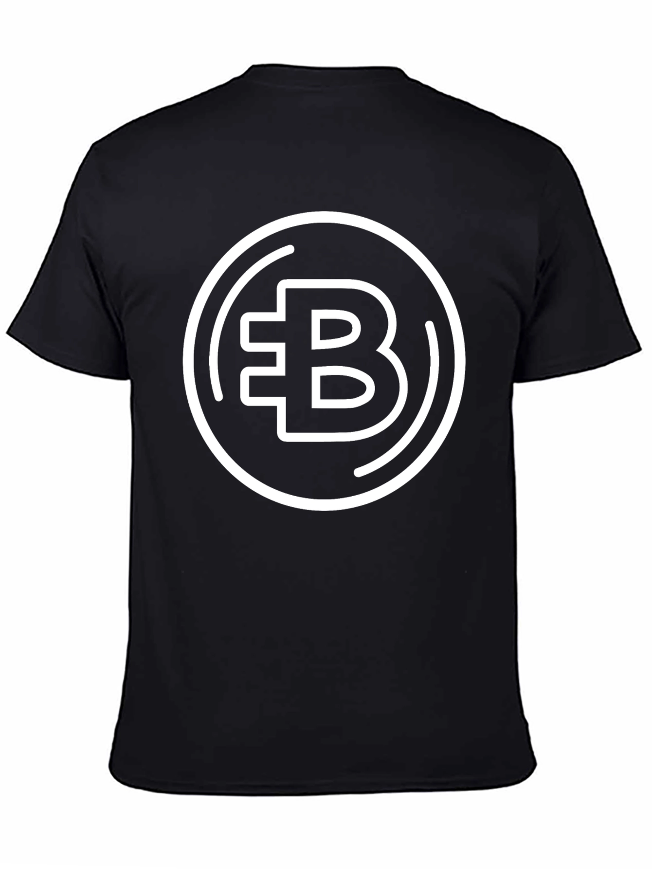 Bitcoin B Logo Black T-Shirt Crypto Currency Tee