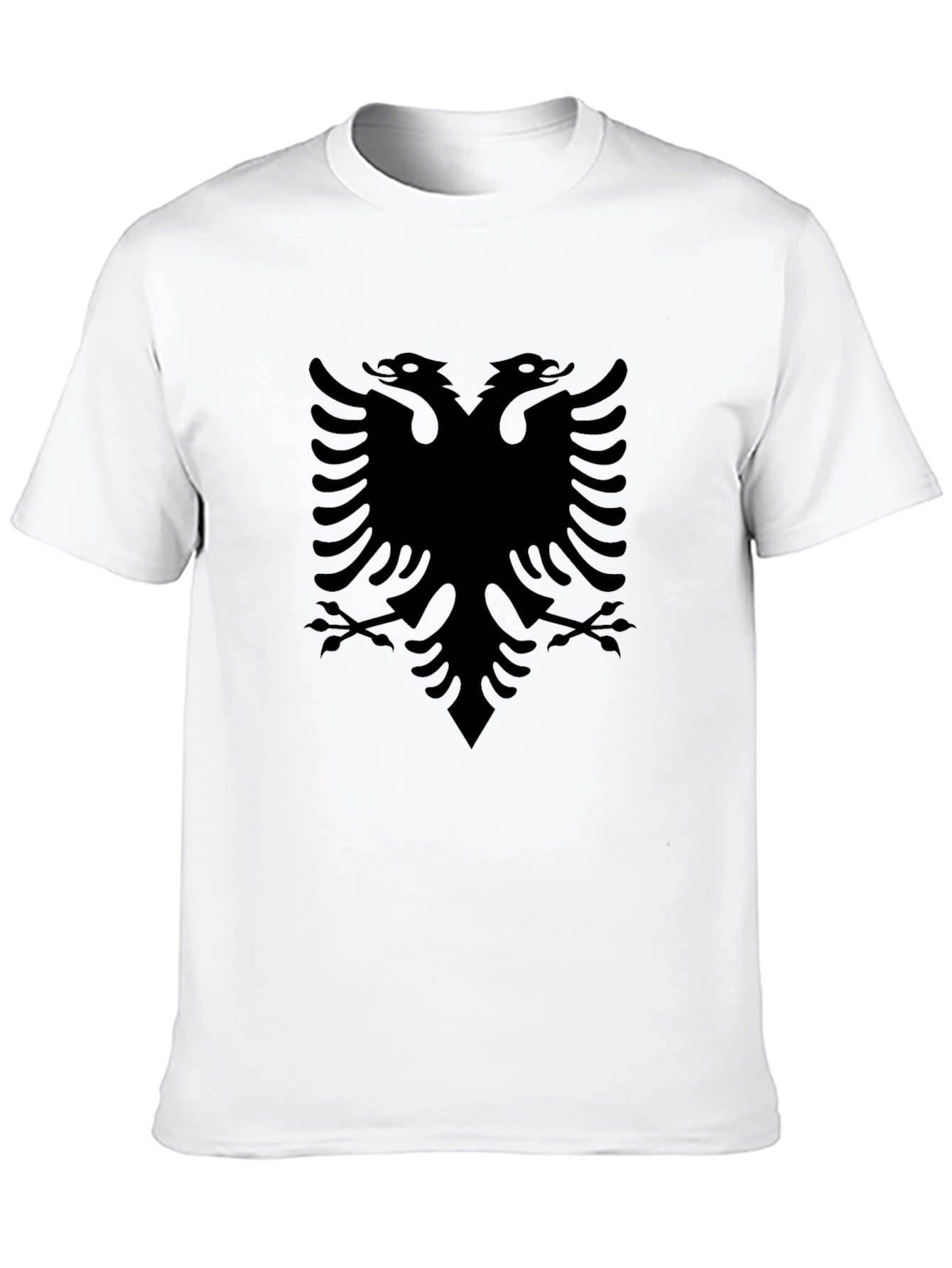 Albanian Eagle T-Shirt - Black Double Headed Eagle Tee