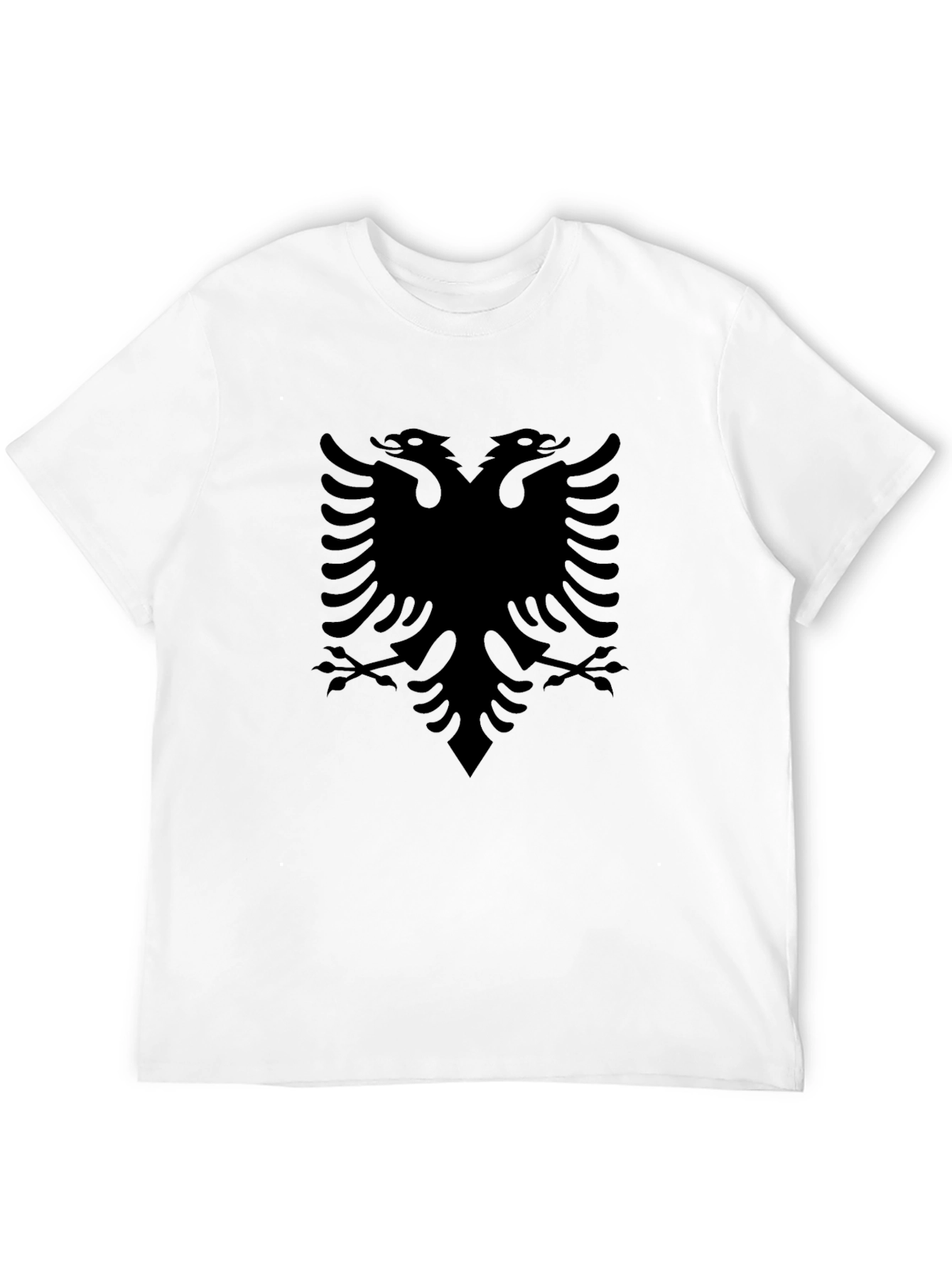 Albanian Eagle T-Shirt - Black Double Headed Eagle Tee
