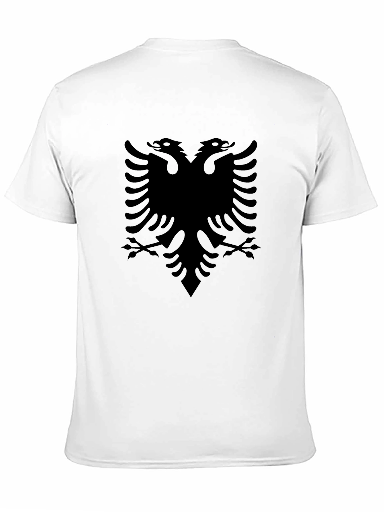 Albanian Eagle T-Shirt - Black Double Headed Eagle Tee