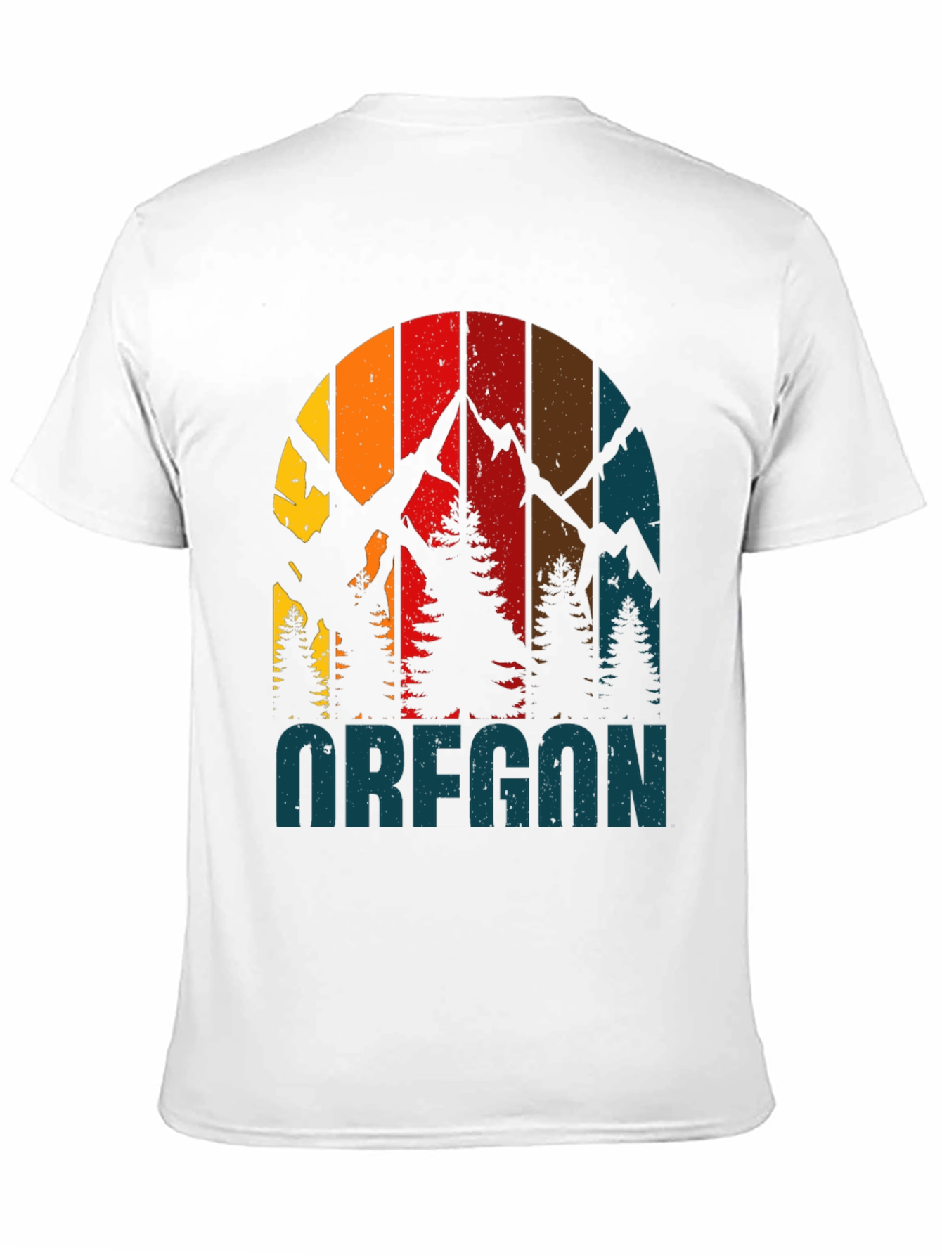 Oregon Retro Mountain T-Shirt