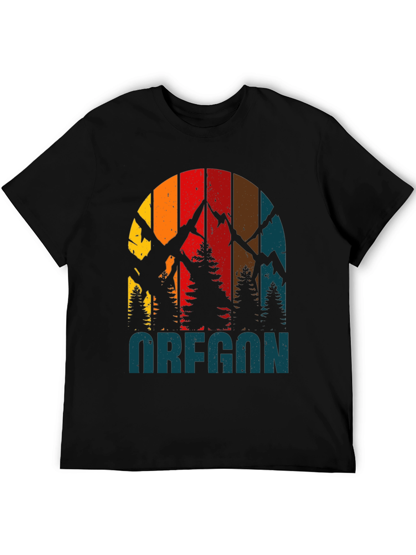 Oregon Retro Mountain T-Shirt