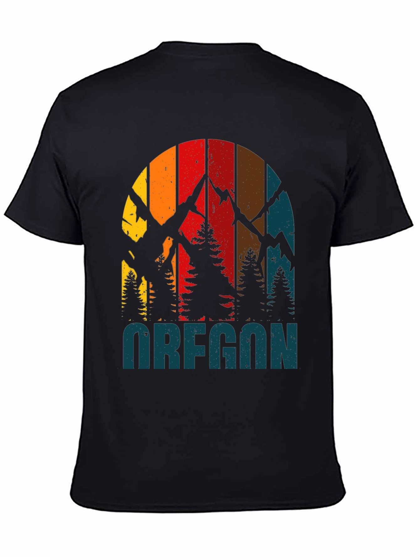 Oregon Retro Mountain T-Shirt