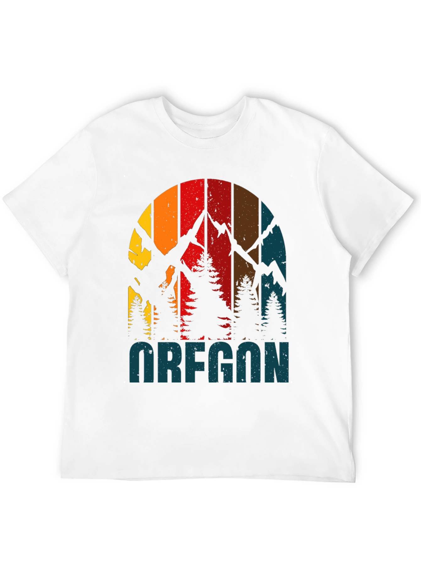Oregon Retro Mountain T-Shirt