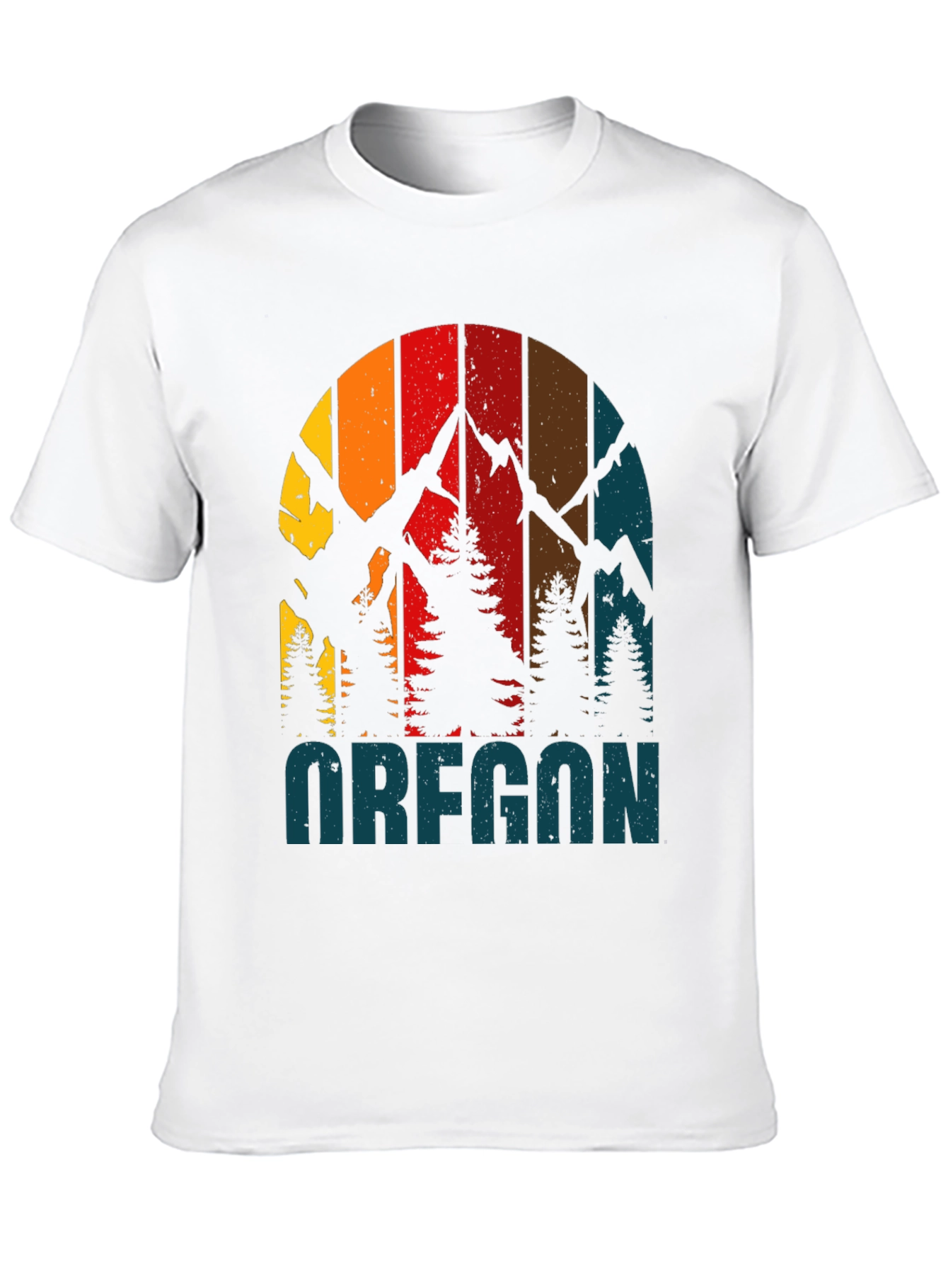 Oregon Retro Mountain T-Shirt