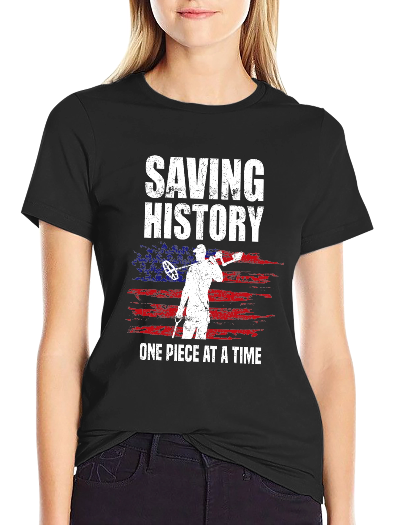 Saving History Metal Detecting T-Shirt