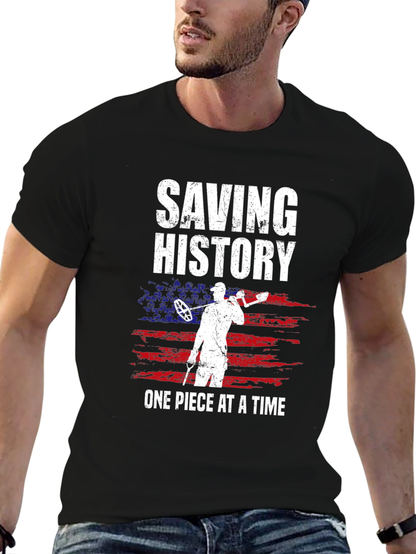 Saving History Metal Detecting T-Shirt