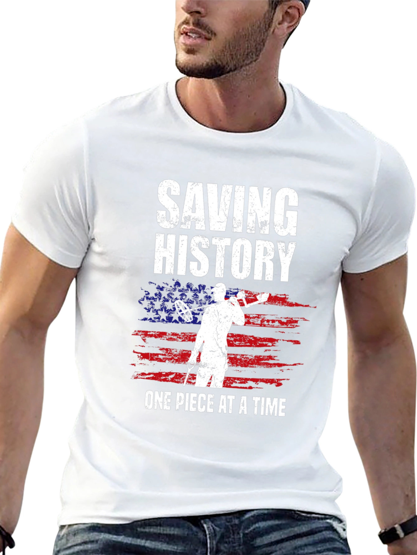 Saving History Metal Detecting T-Shirt