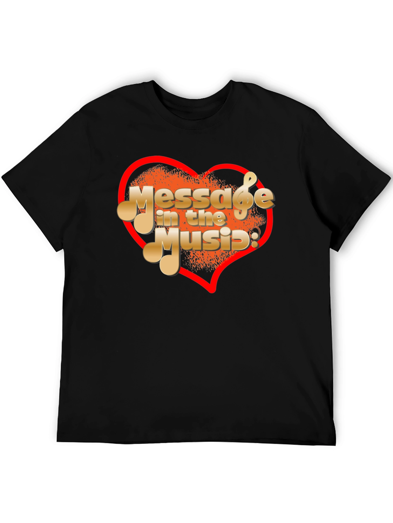 Message In The Music Graphic T-Shirt