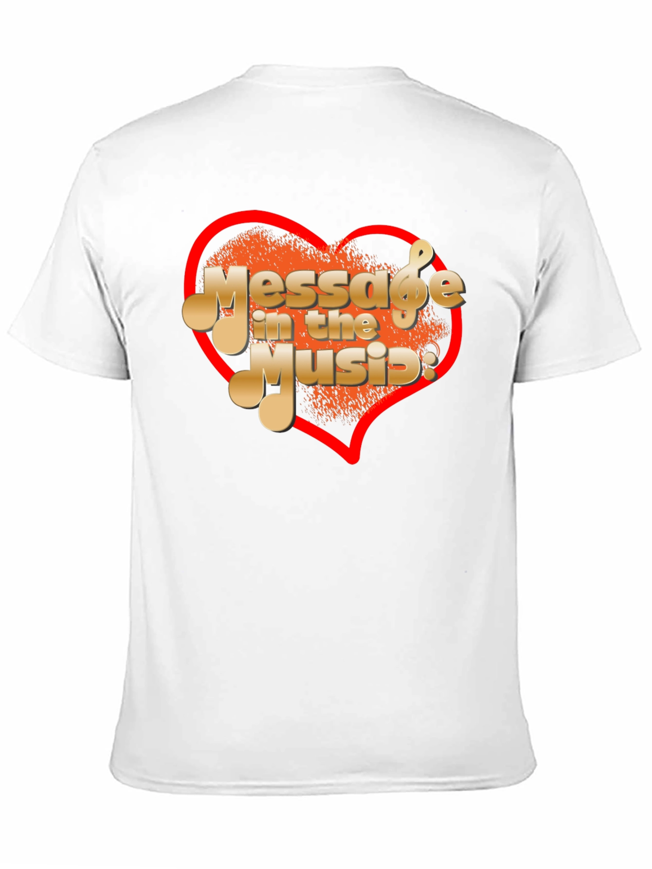 Message In The Music Graphic T-Shirt