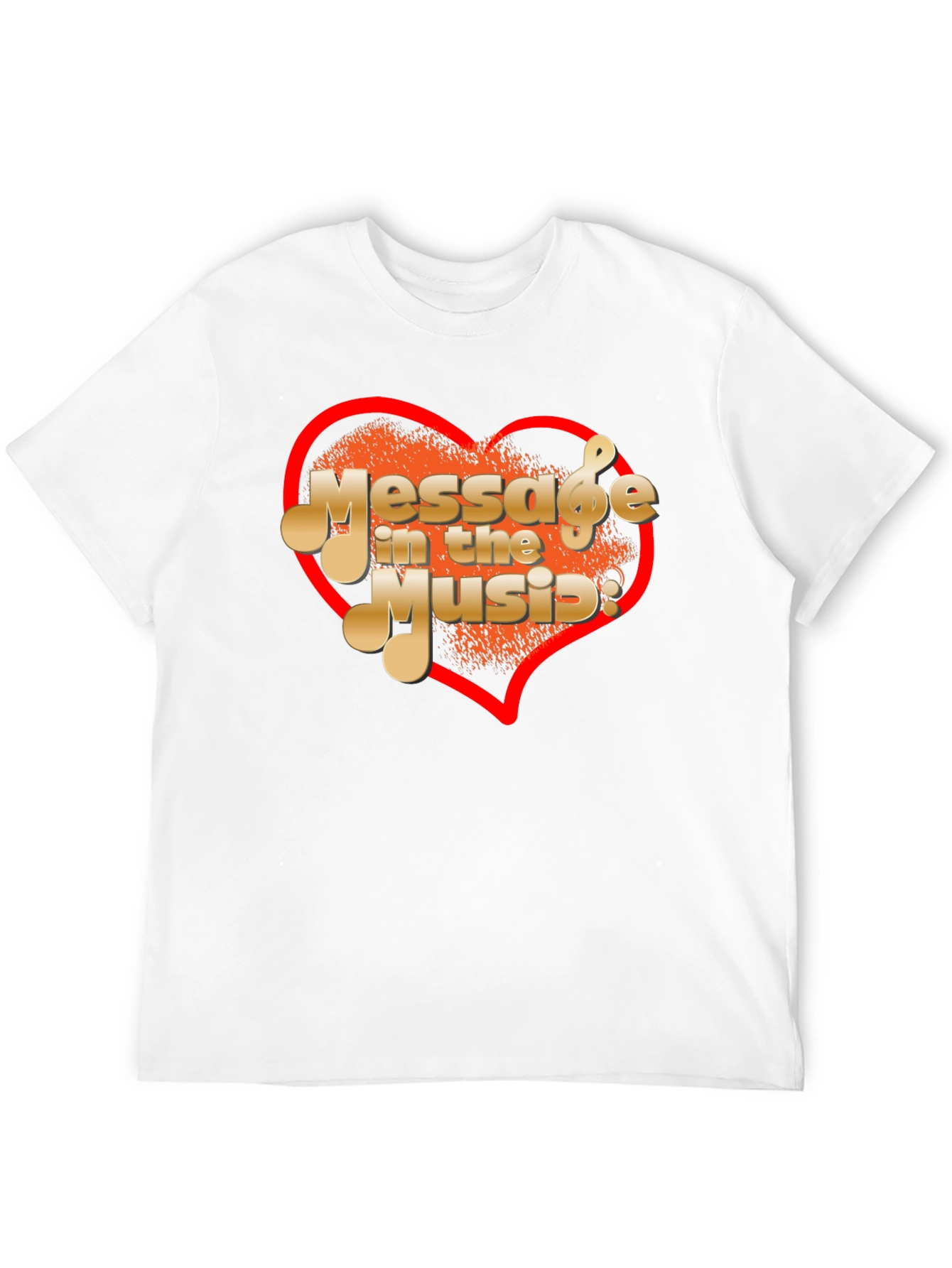 Message In The Music Graphic T-Shirt