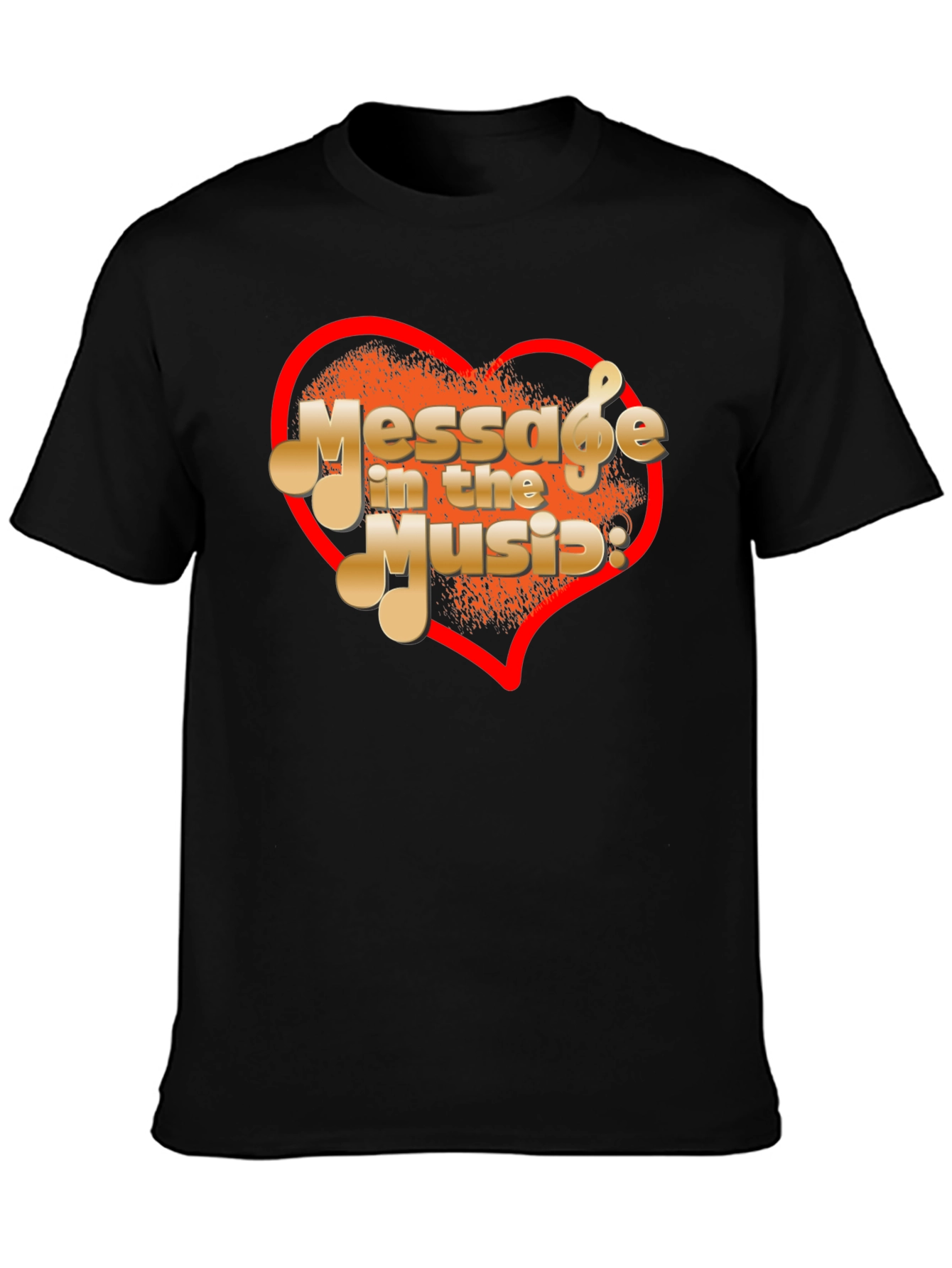 Message In The Music Graphic T-Shirt