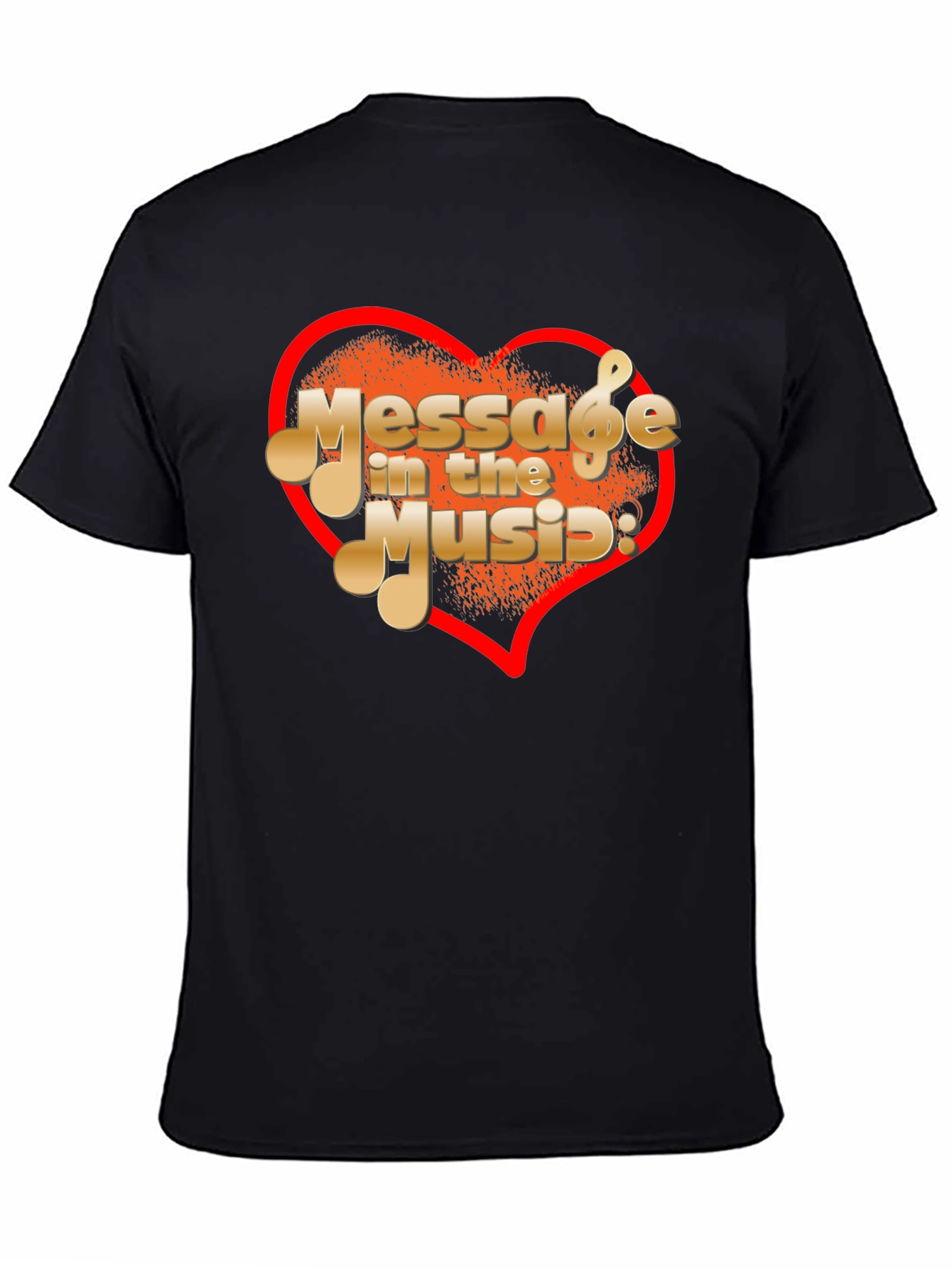 Message In The Music Graphic T-Shirt
