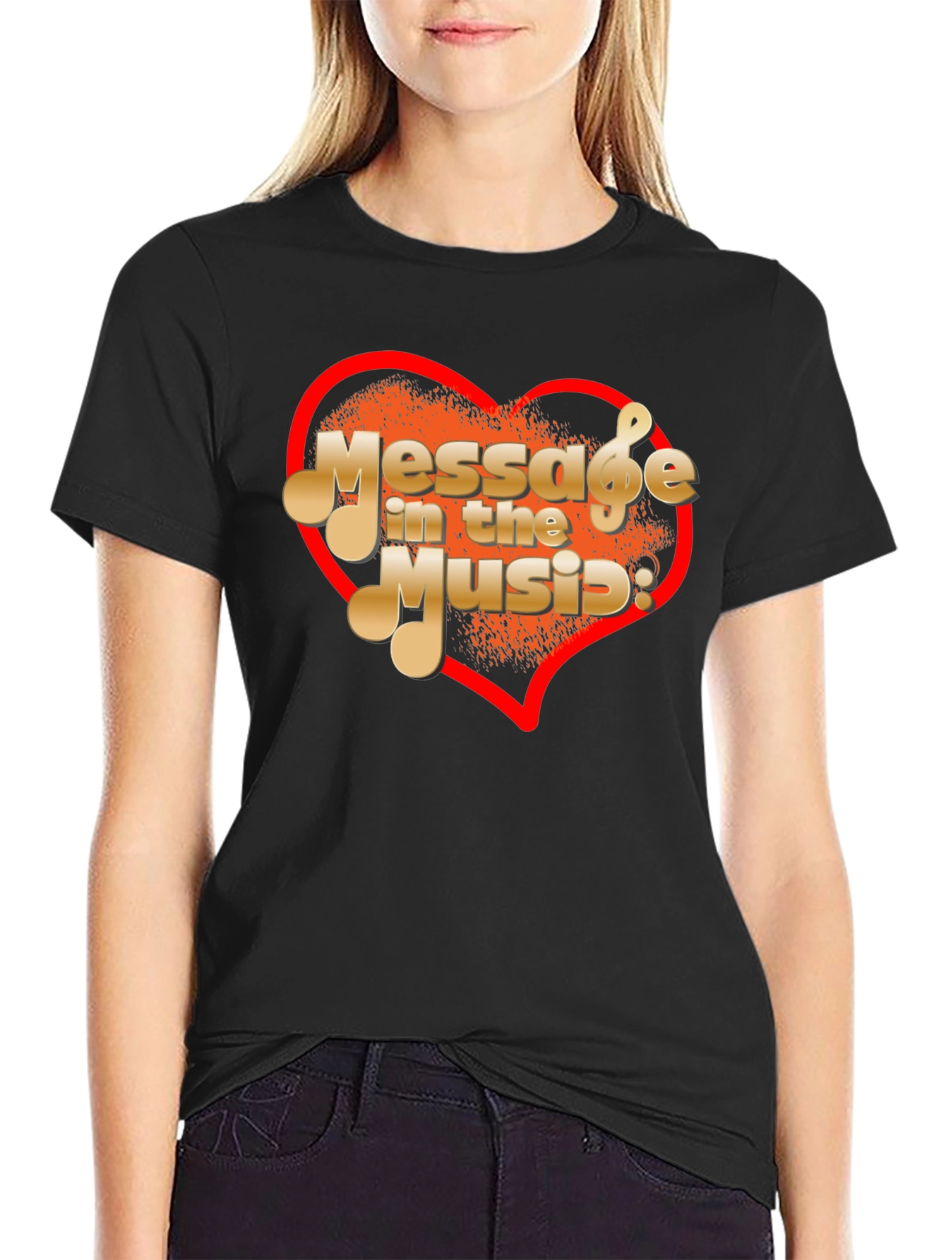 Message In The Music Graphic T-Shirt