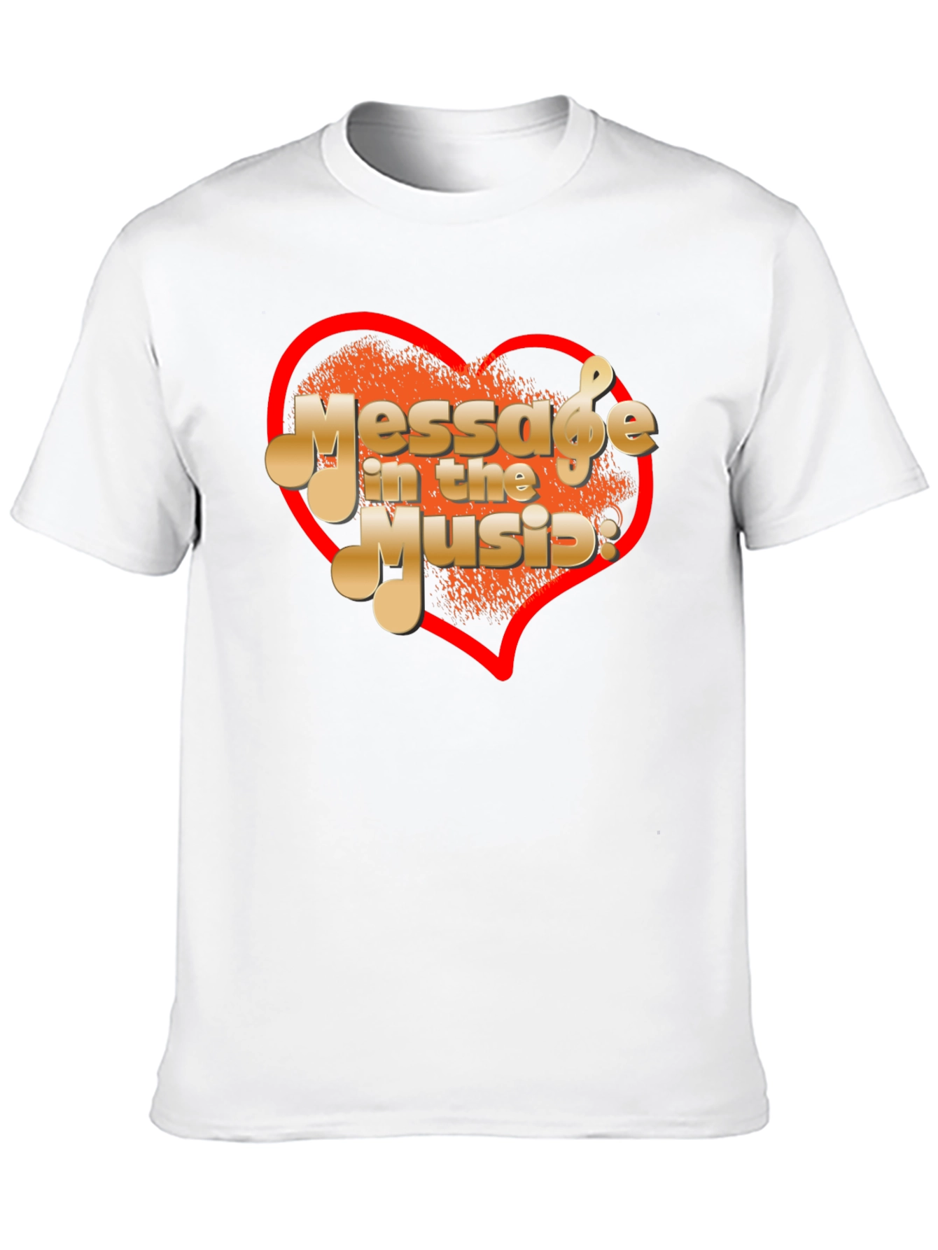 Message In The Music Graphic T-Shirt