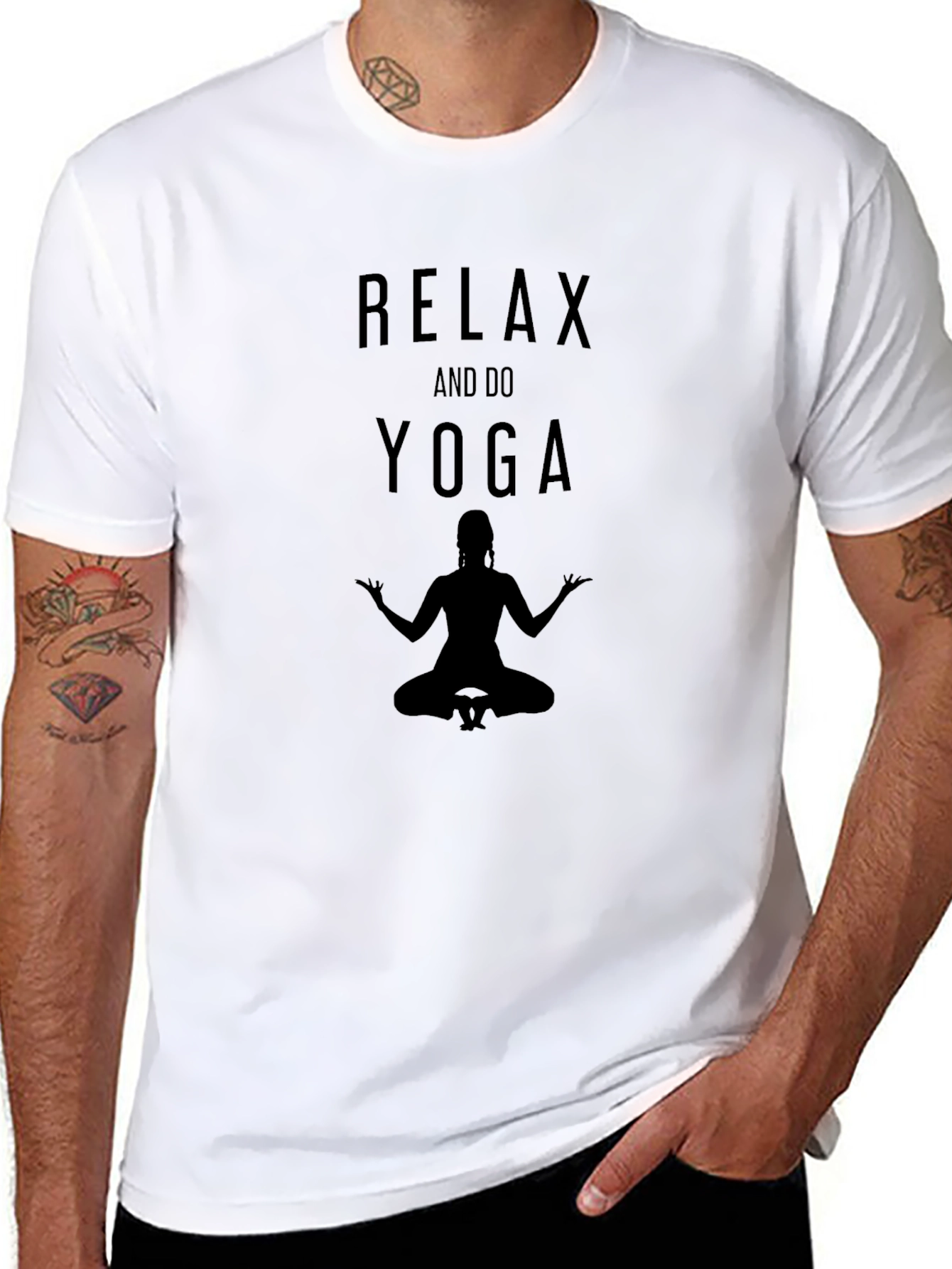 Relax and Do Yoga Graphic Tee