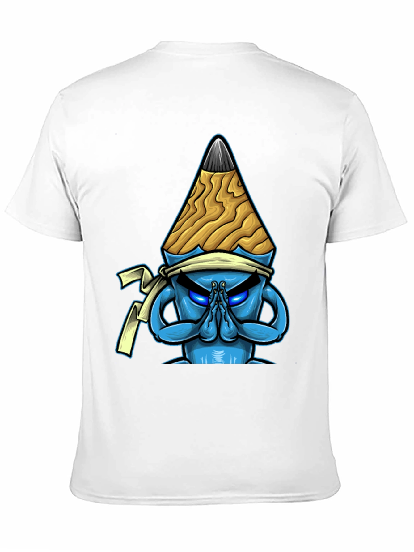 Pencil Ninja Graphic Tee - Cool Cartoon Design T-Shirt