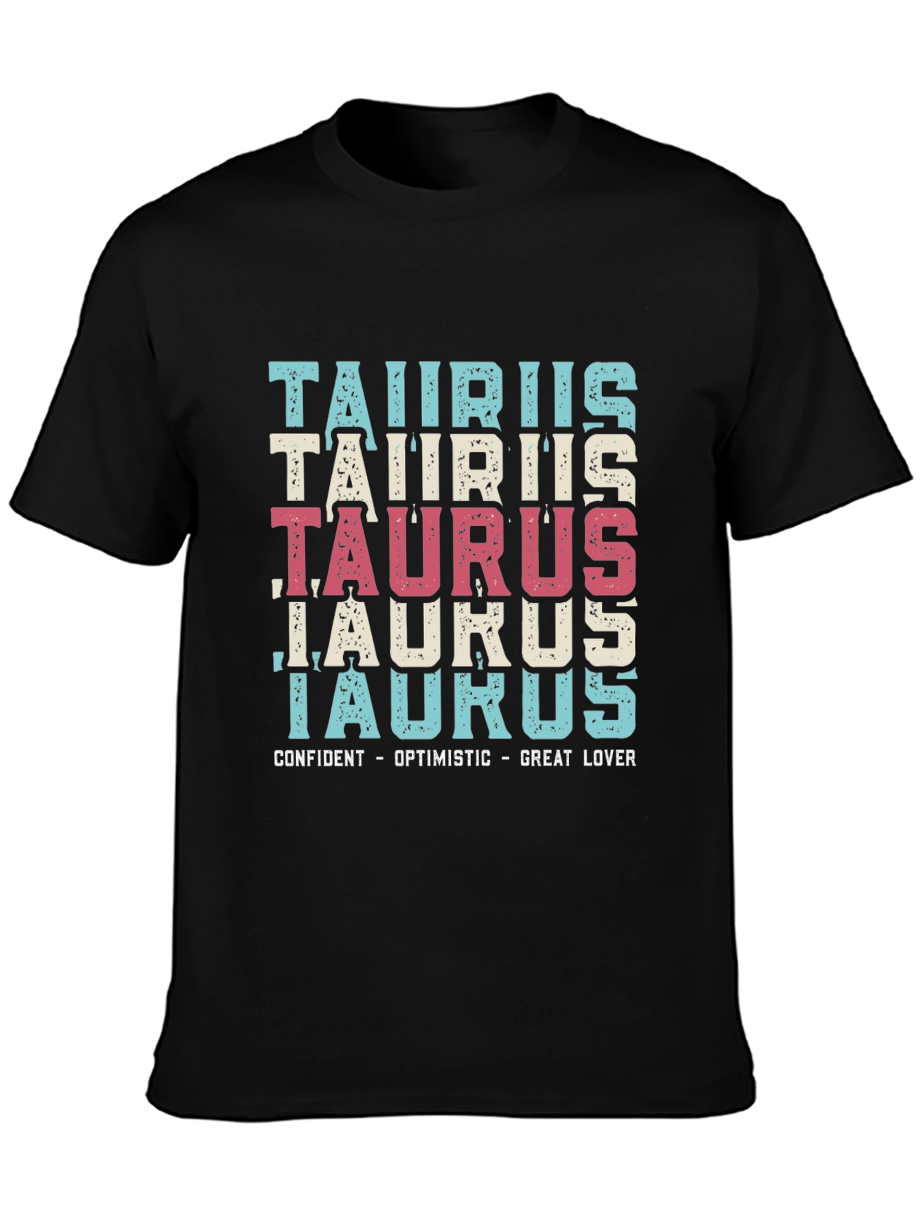 Taurus Zodiac Sign T-Shirt - Confident Optimistic Lover Tee