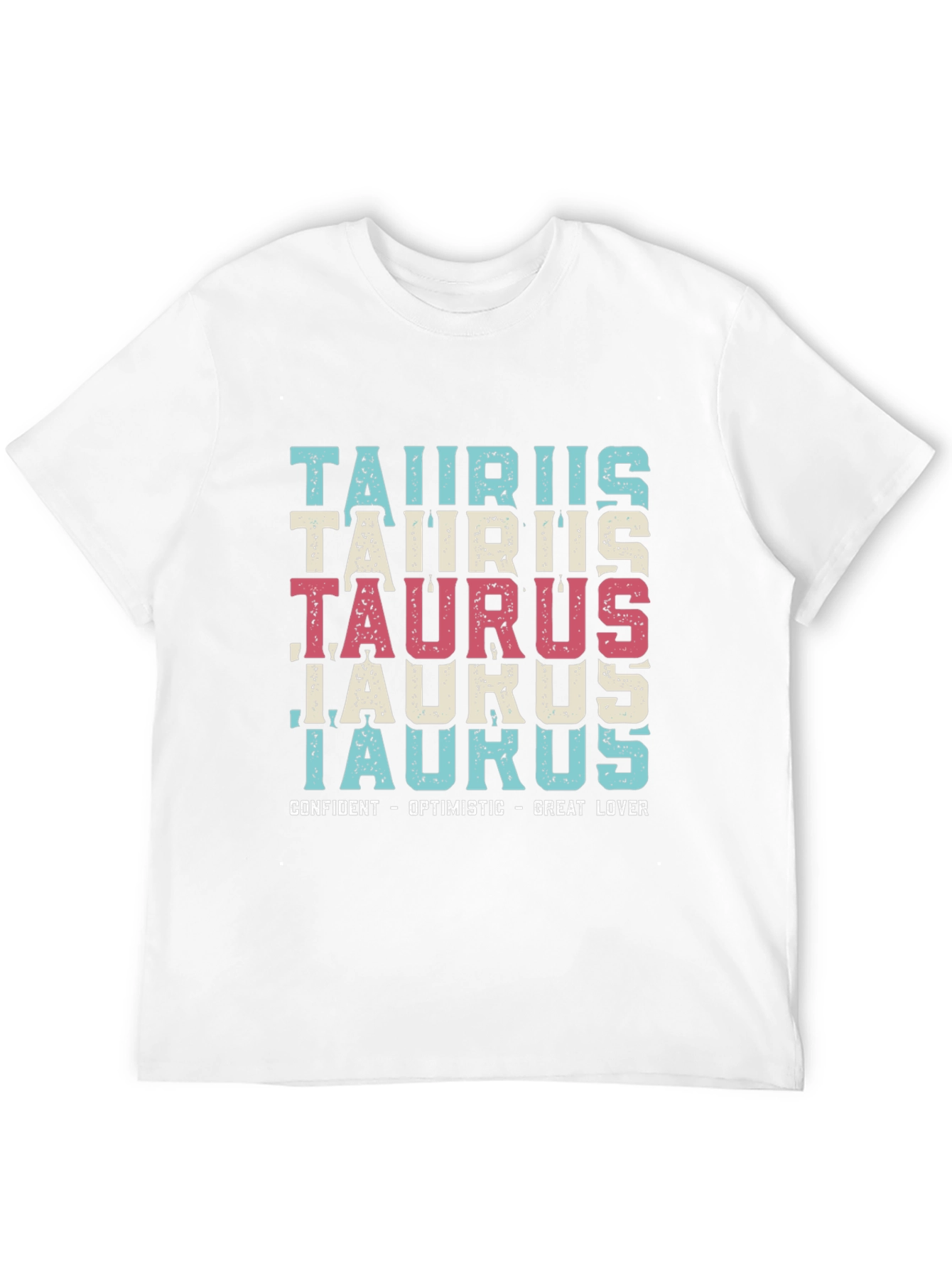 Taurus Zodiac Sign T-Shirt - Confident Optimistic Lover Tee