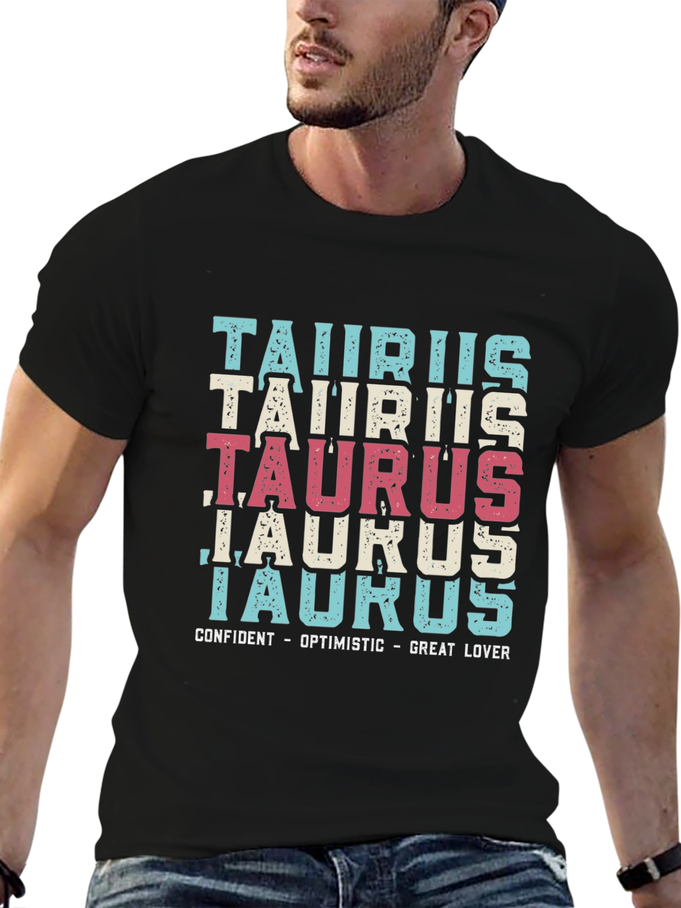 Taurus Zodiac Sign T-Shirt - Confident Optimistic Lover Tee