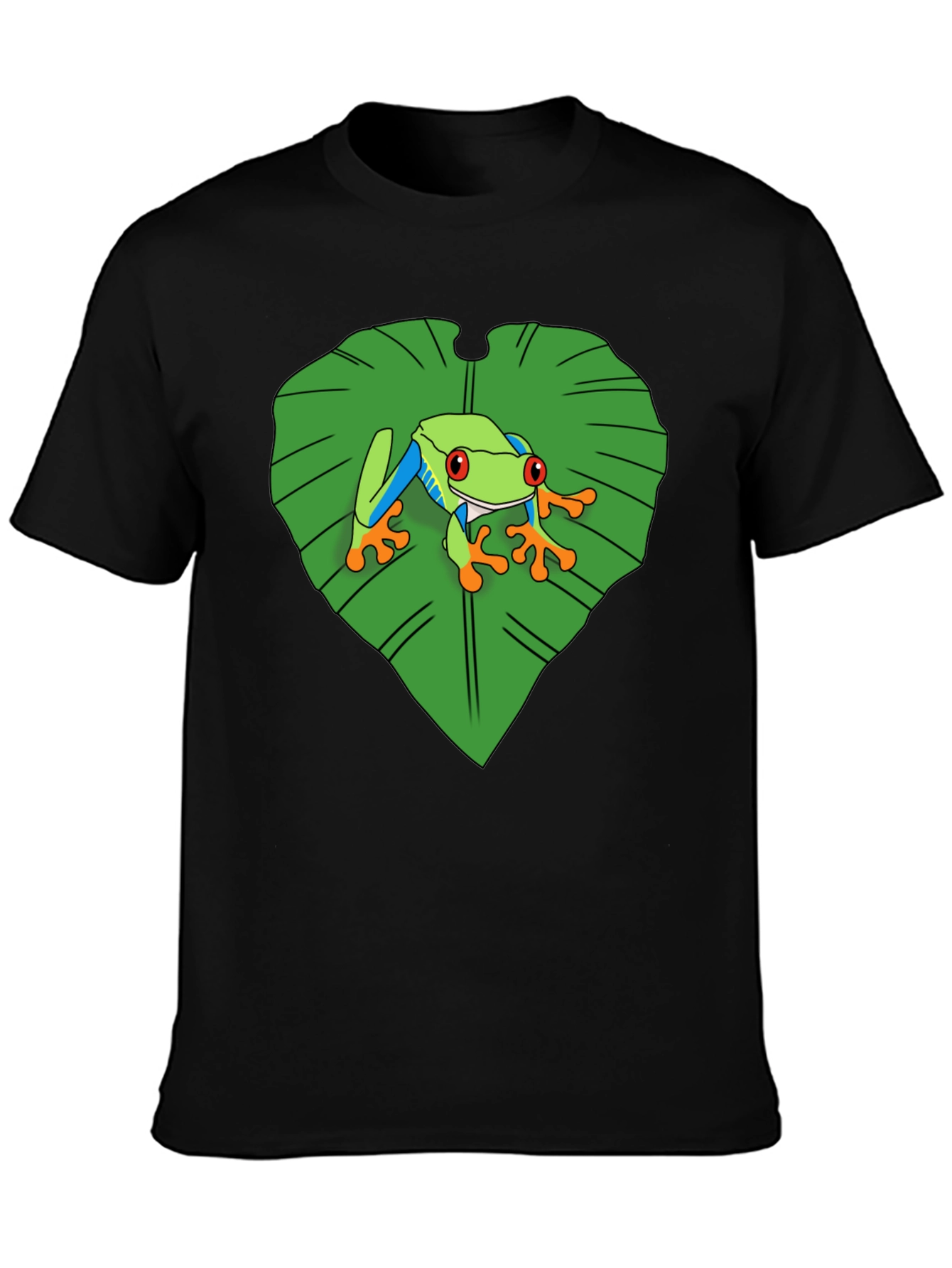 Frog on Leaf Graphic Tee