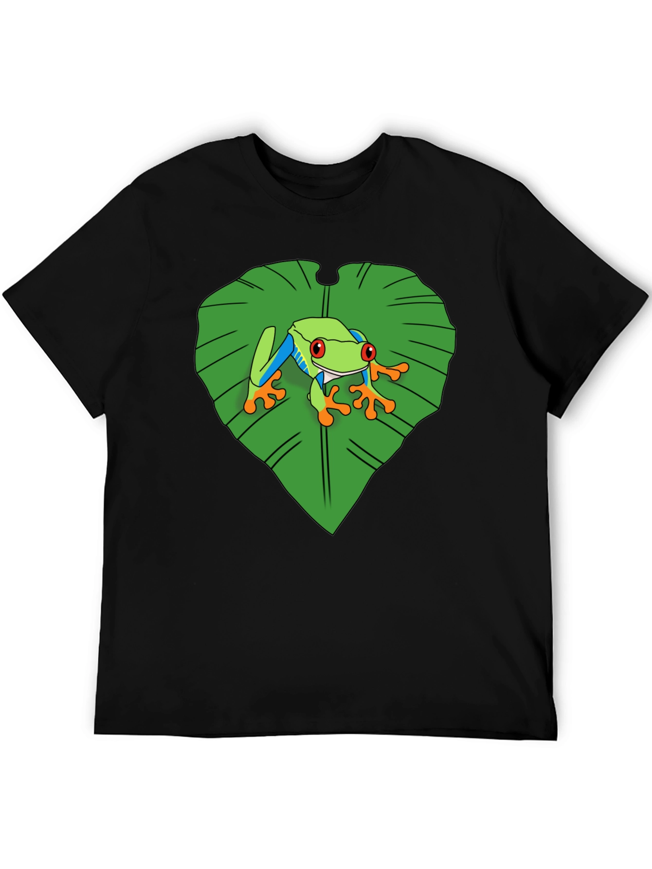 Frog on Leaf Graphic Tee