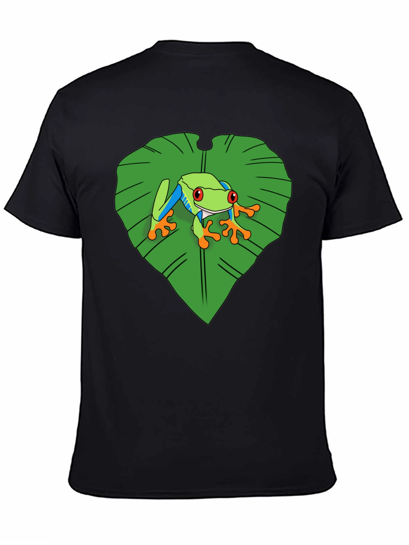 Frog on Leaf Graphic Tee