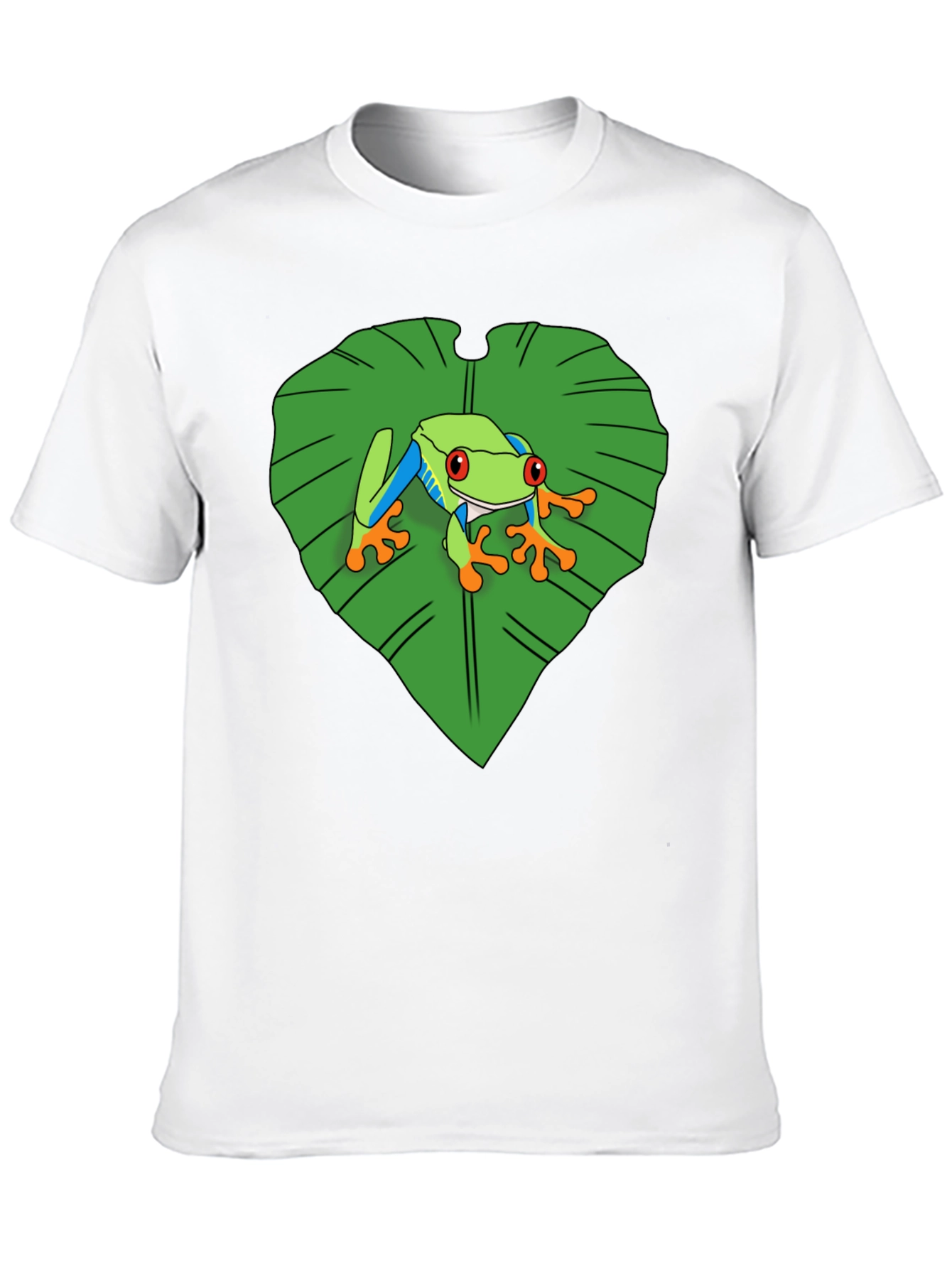 Frog on Leaf Graphic Tee