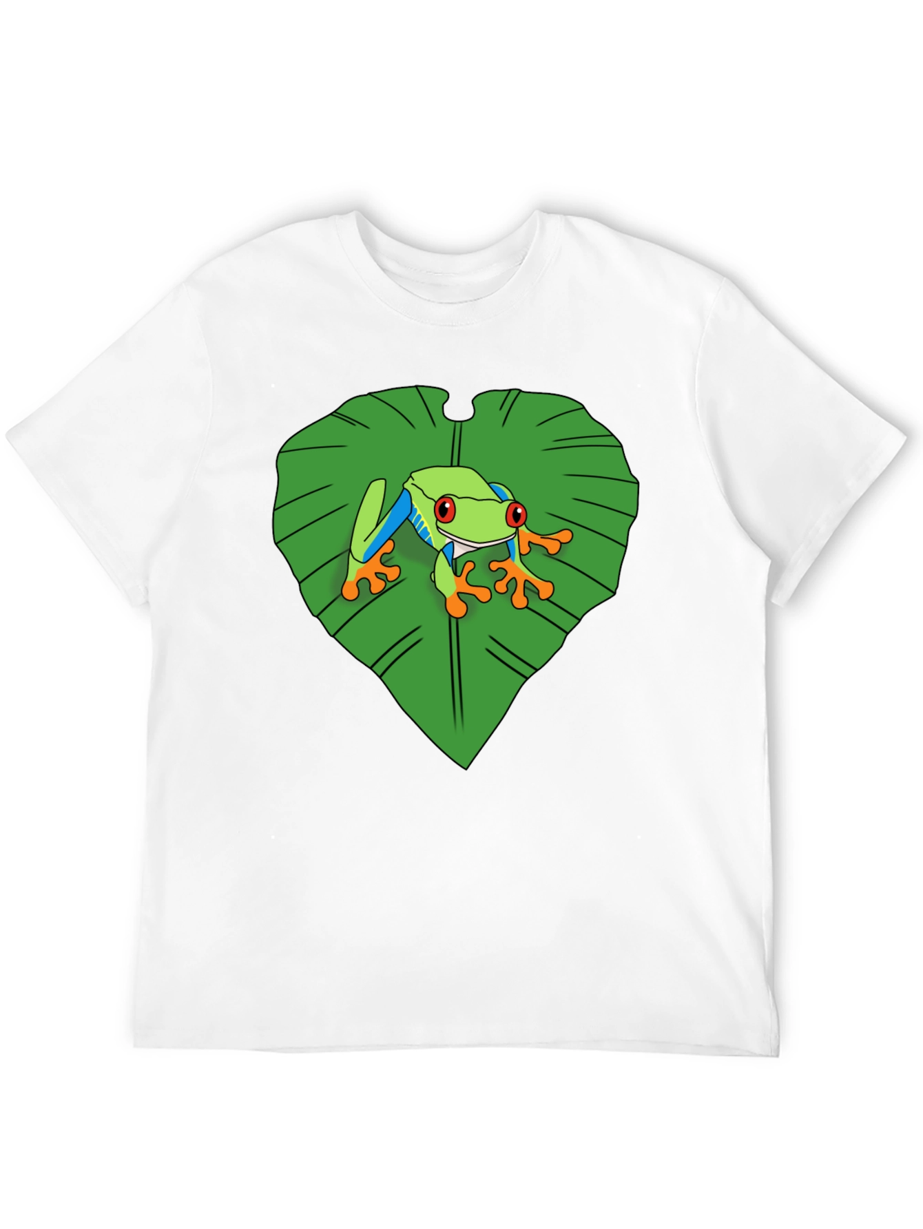 Frog on Leaf Graphic Tee