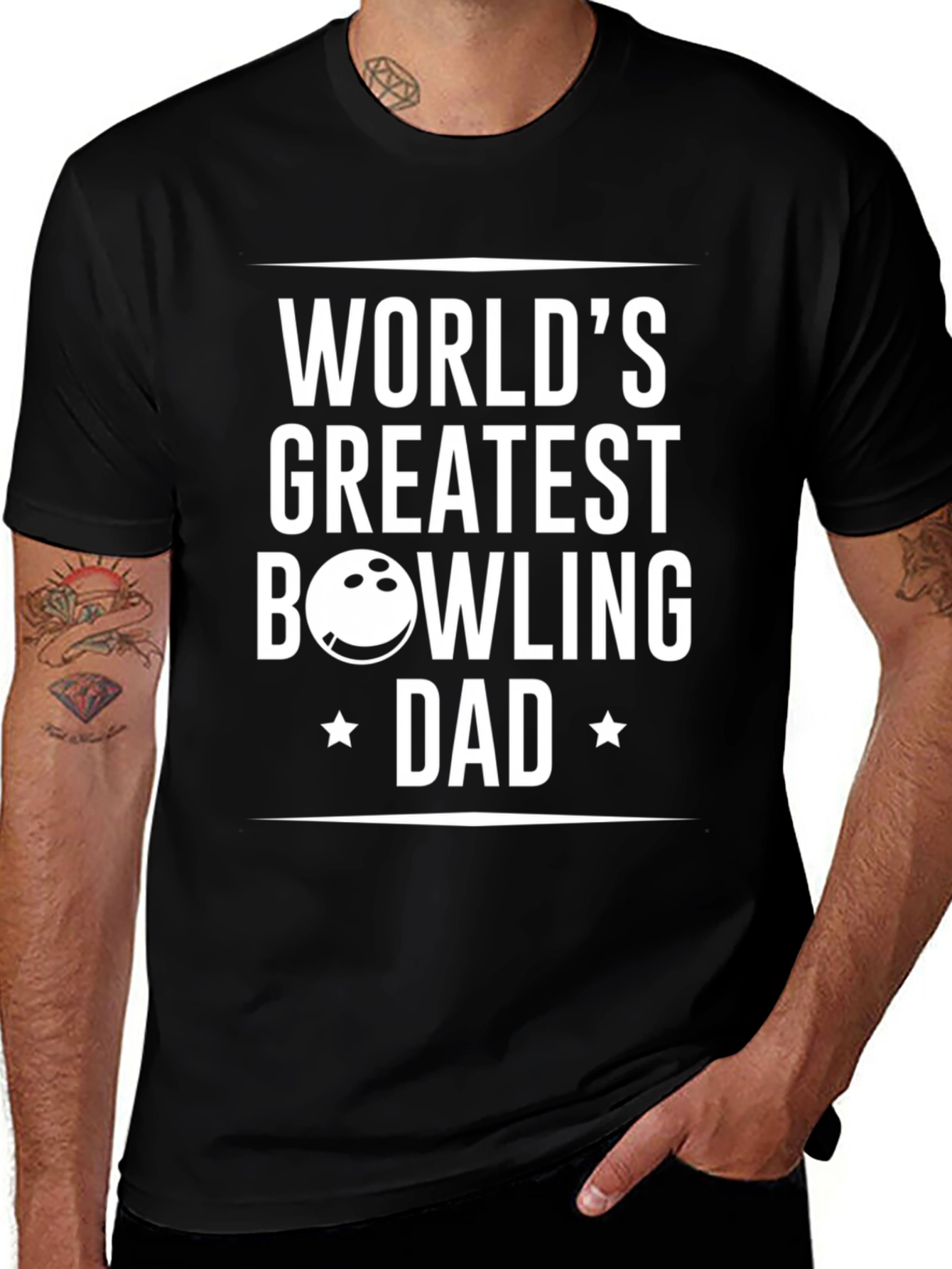 Worlds Greatest Bowling Dad T-Shirt