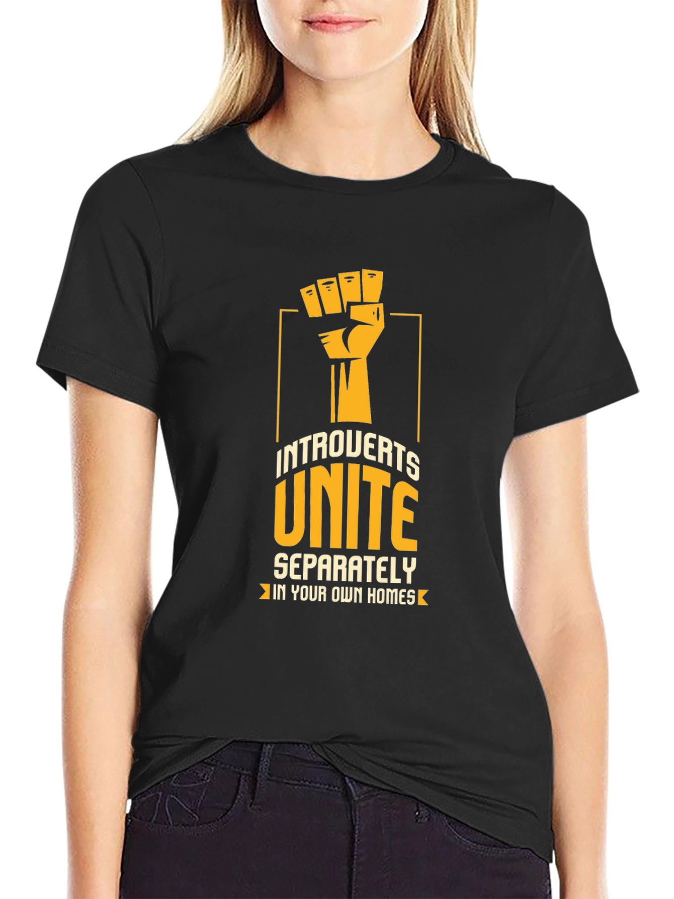 Introverts Unite T-Shirt: Funny Slogan Tee