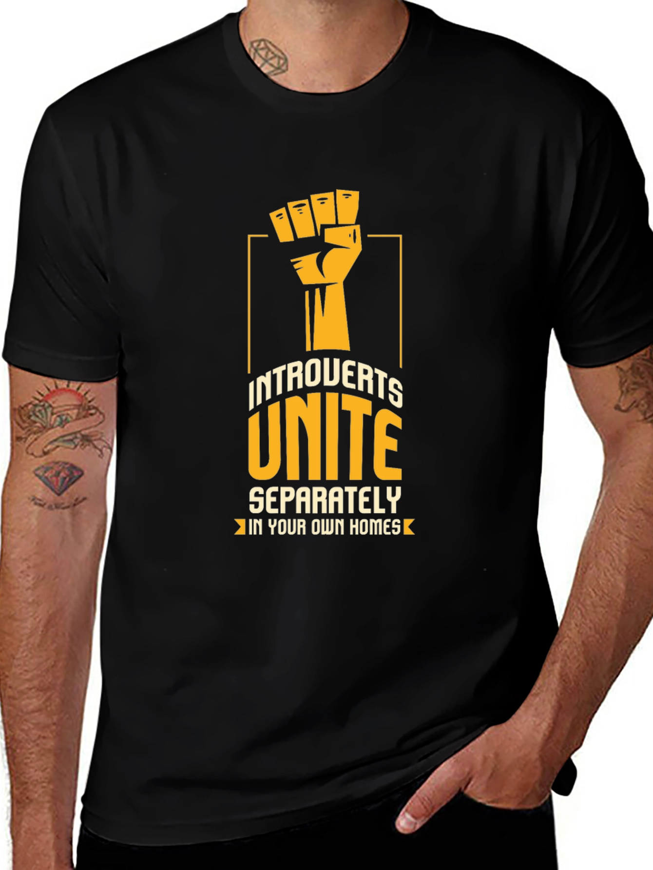 Introverts Unite T-Shirt: Funny Slogan Tee