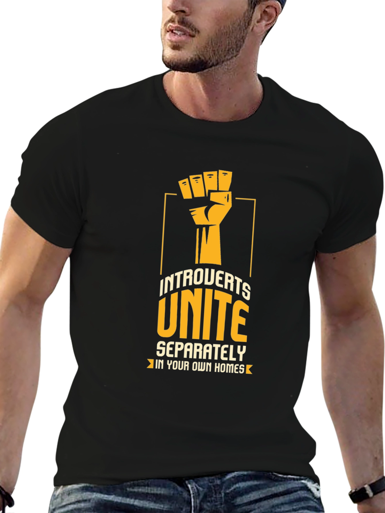 Introverts Unite T-Shirt: Funny Slogan Tee