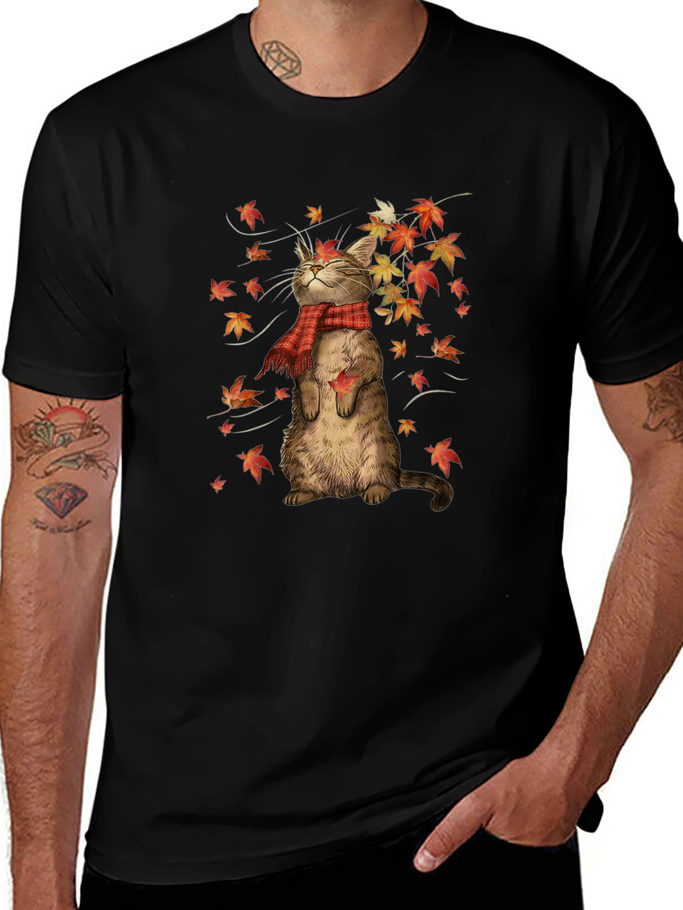 Autumn Cat T-Shirt