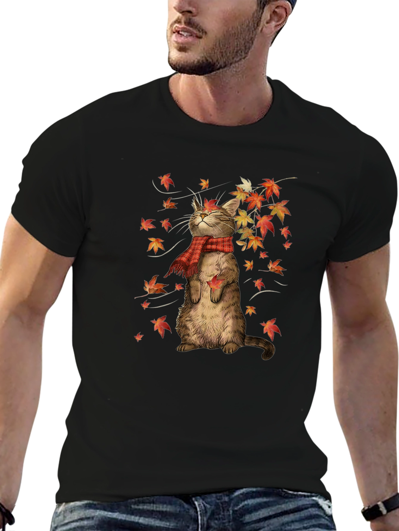 Autumn Cat T-Shirt