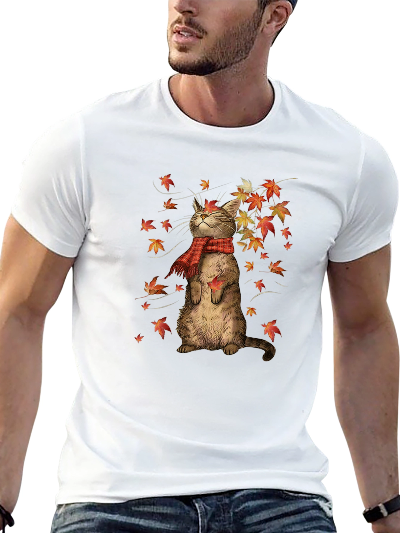 Autumn Cat T-Shirt