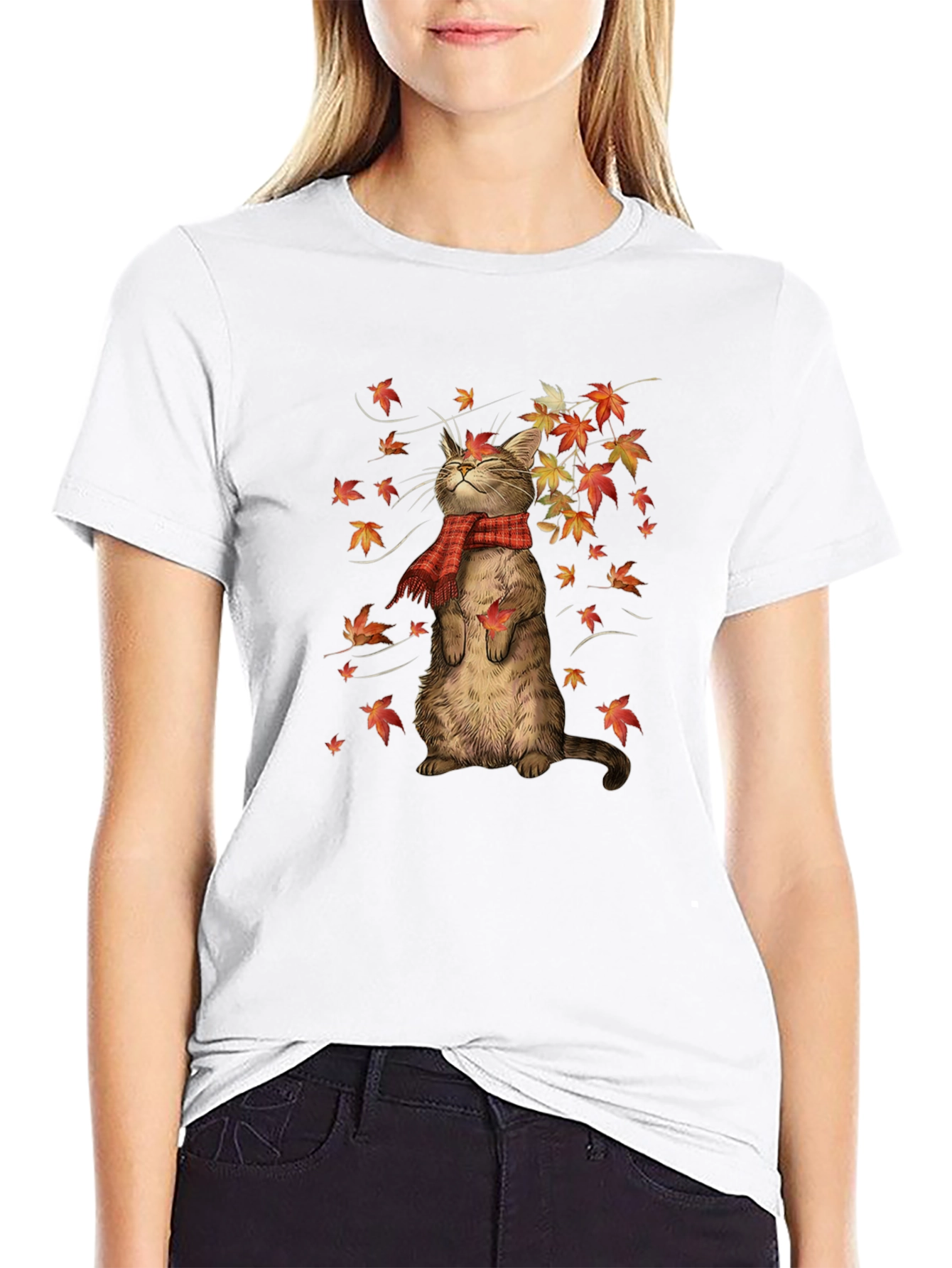 Autumn Cat T-Shirt