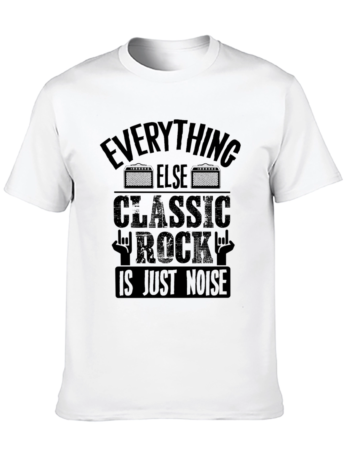 Classic Rock Noise Graphic T-Shirt