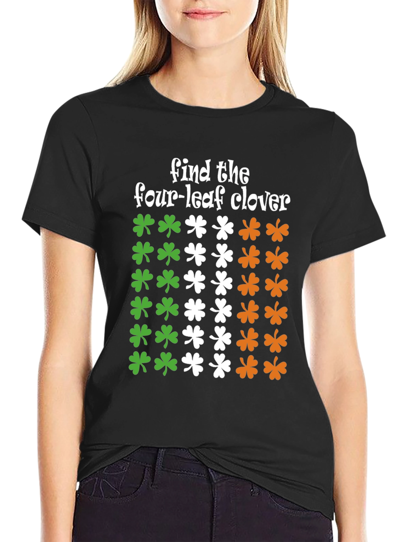 St. Patricks Day Find the Four-Leaf Clover T-Shirt