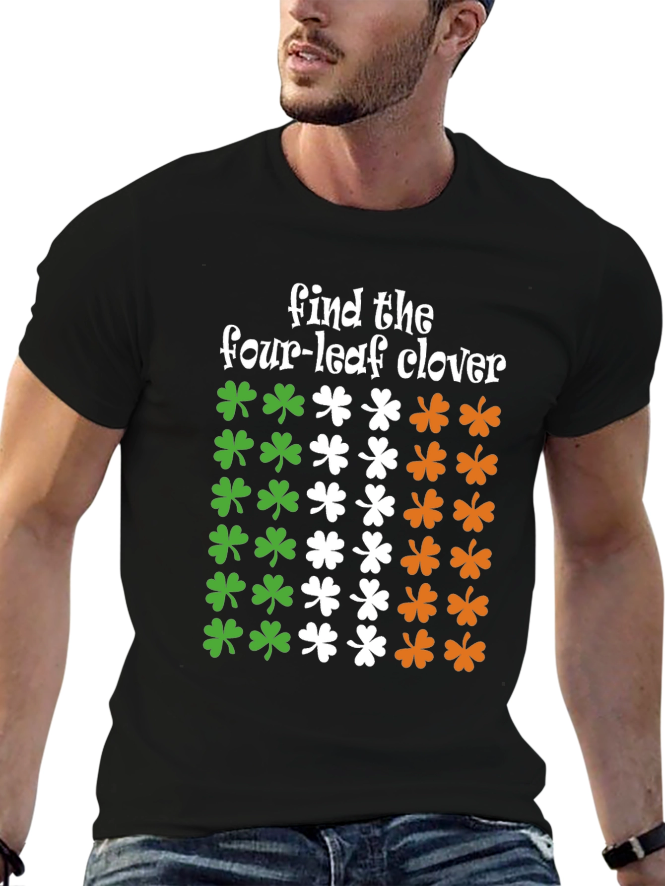 St. Patricks Day Find the Four-Leaf Clover T-Shirt