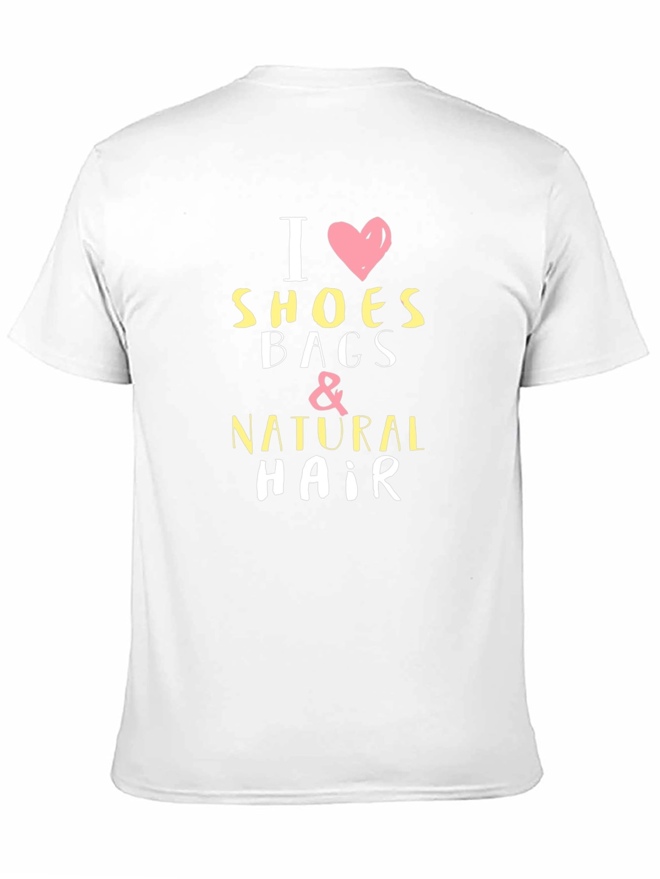 I Love Shoes Bags & Natural Hair Black T-Shirt
