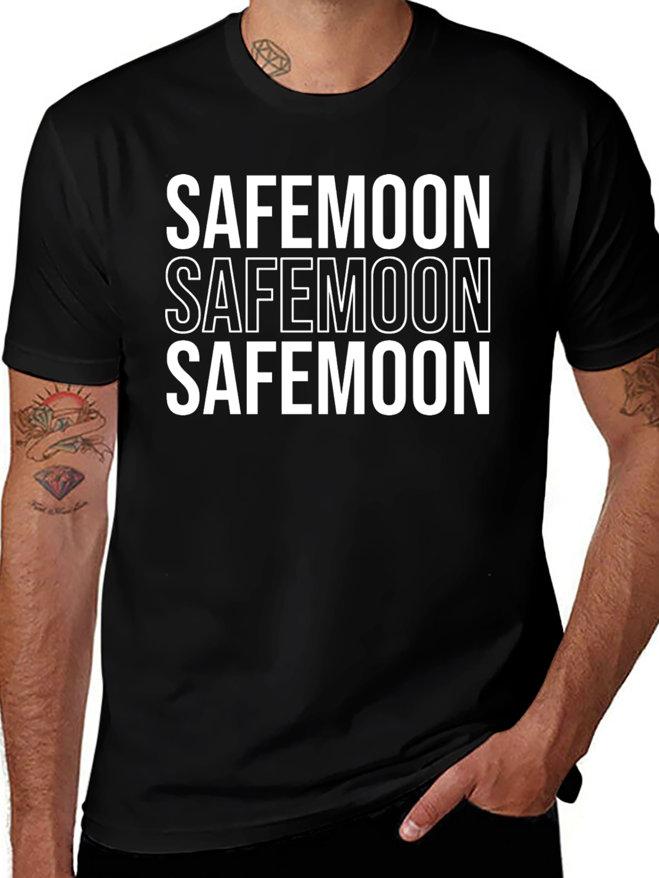 SafeMoon Graphic Tee - Trendy Crypto T-Shirt