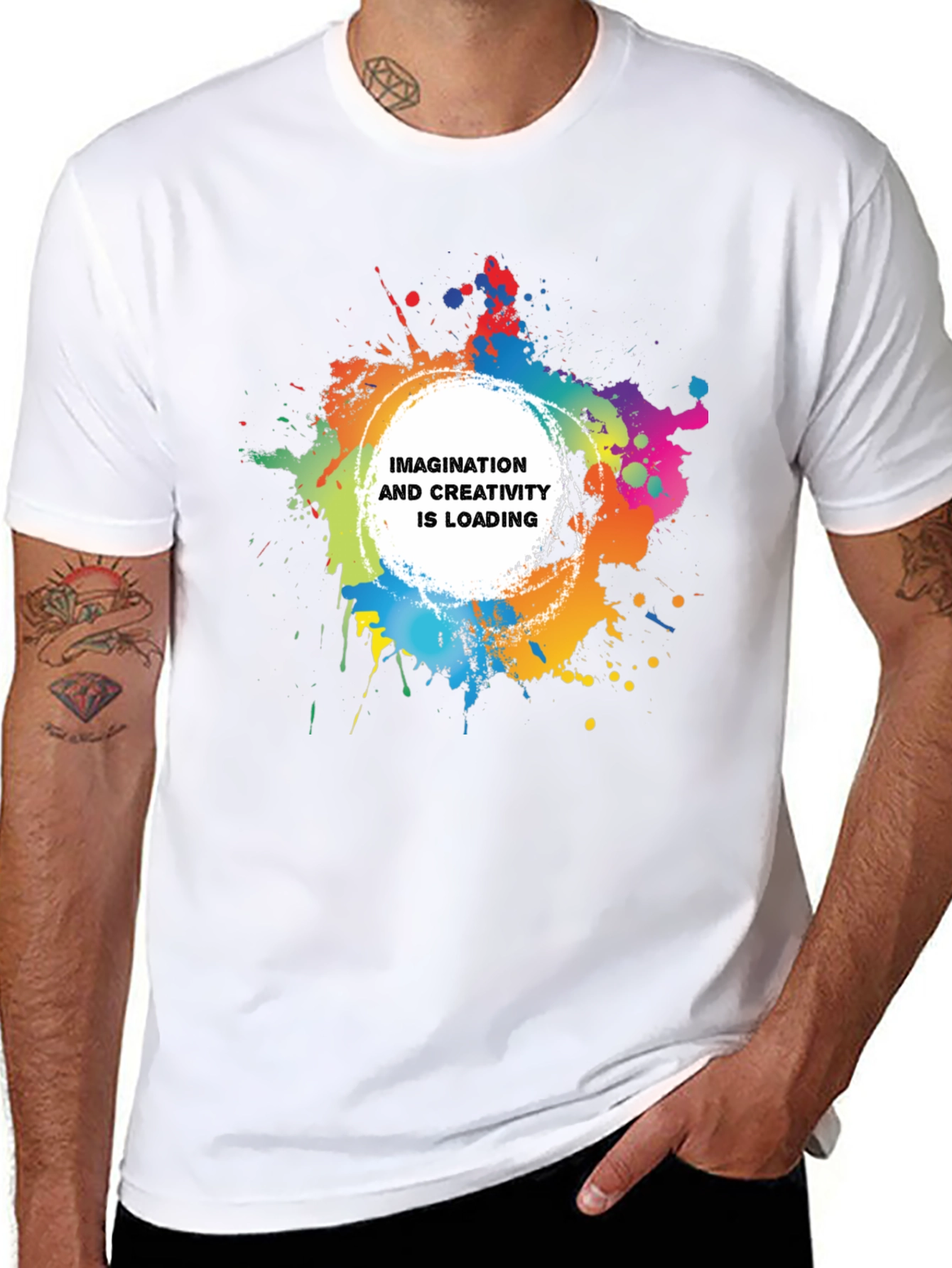 Imagination & Creativity Loading Graphic T-Shirt