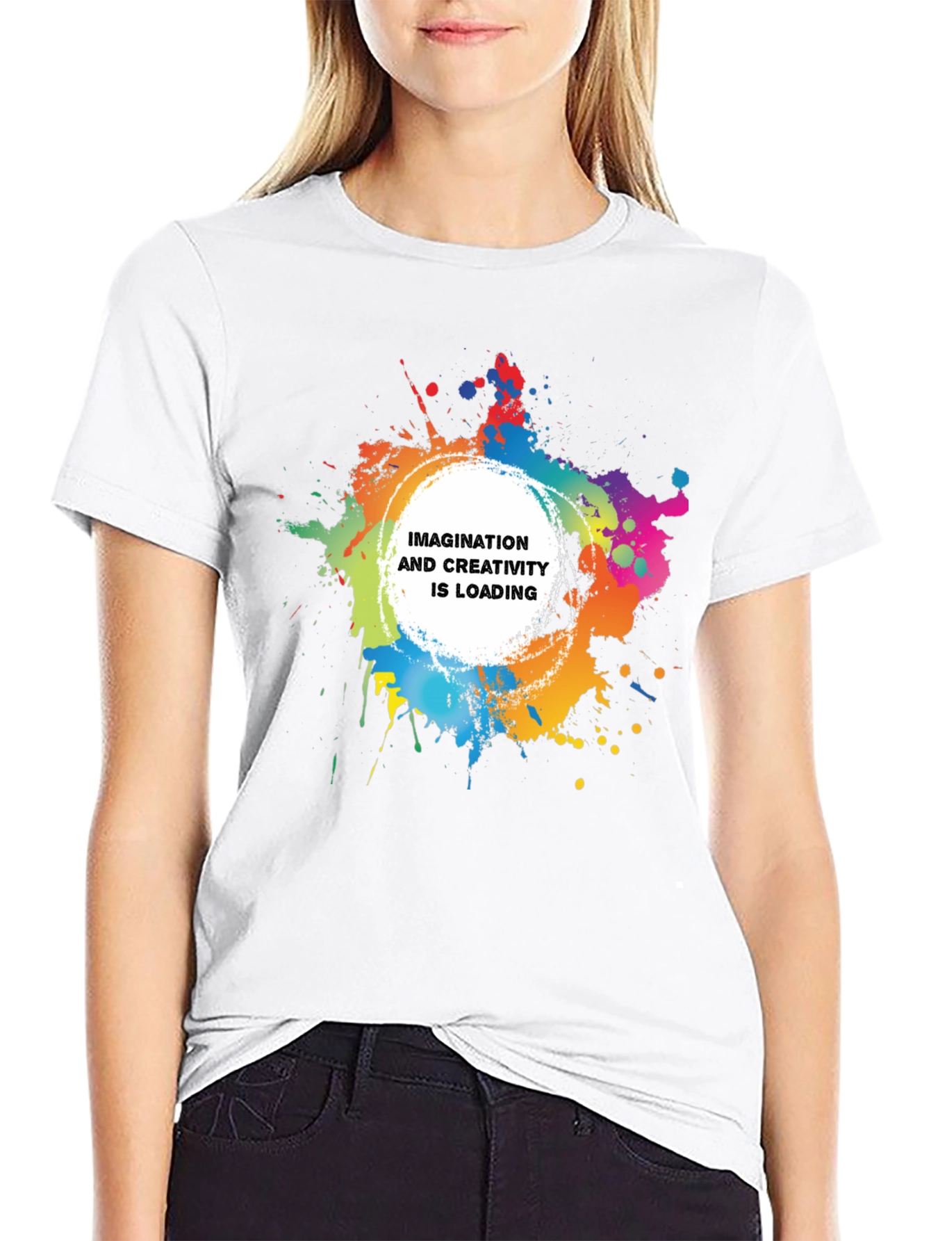 Imagination & Creativity Loading Graphic T-Shirt