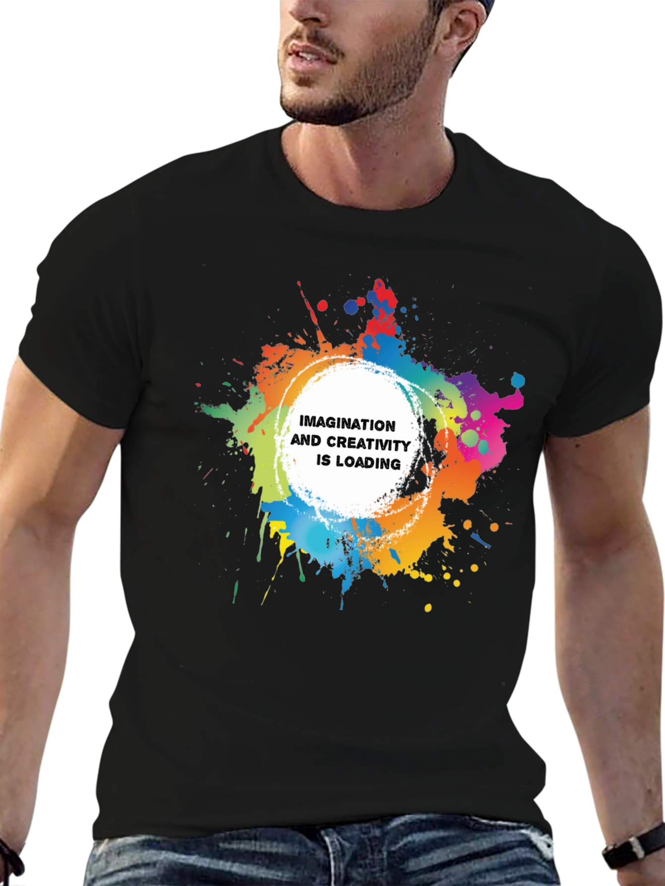 Imagination & Creativity Loading Graphic T-Shirt