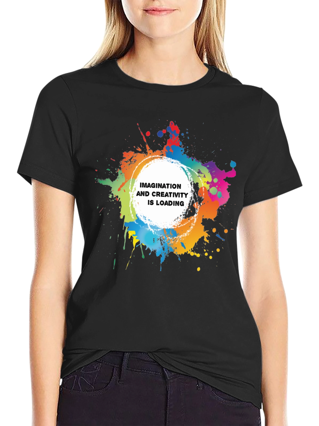 Imagination & Creativity Loading Graphic T-Shirt