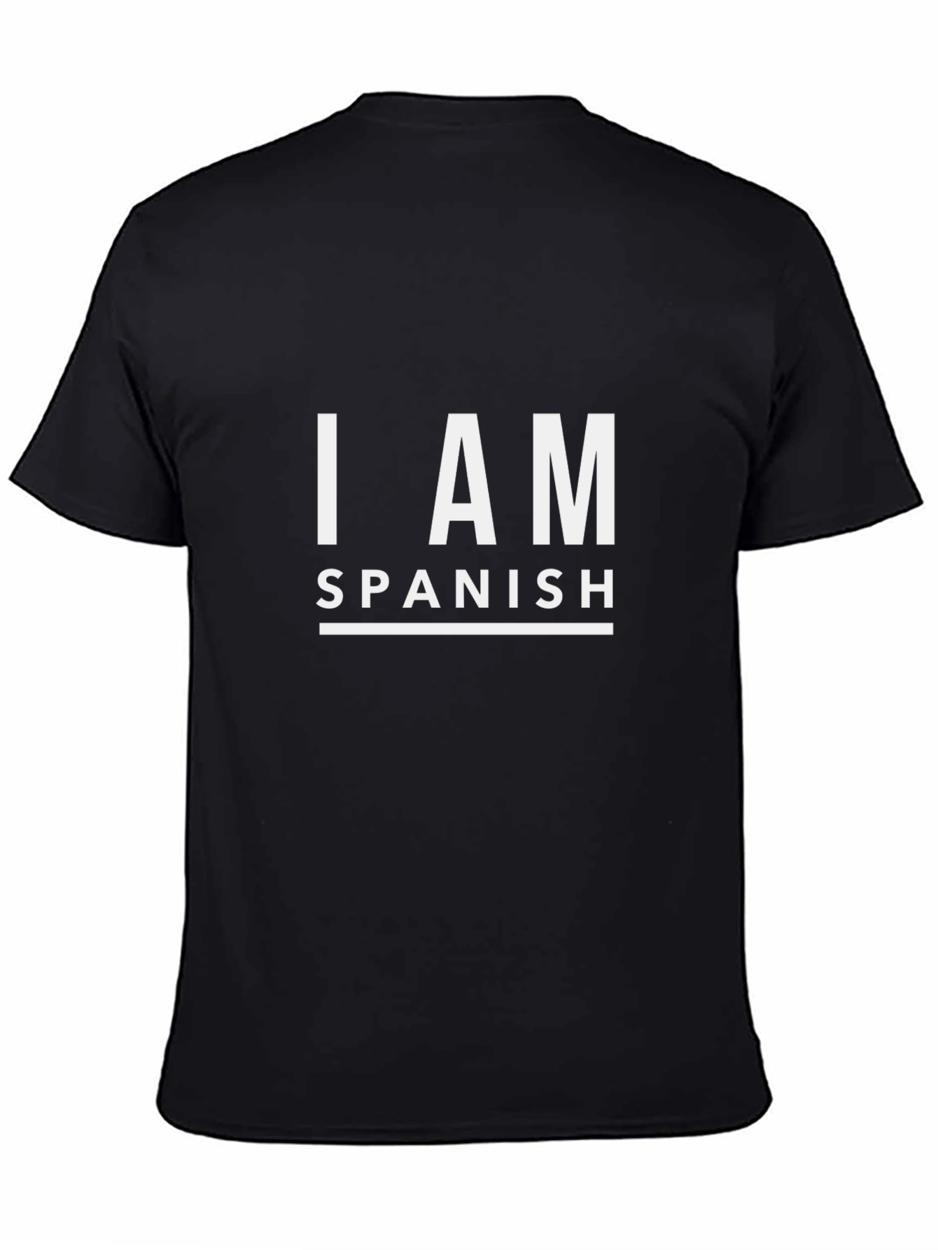 I AM SPANISH Graphic T-Shirt - Black