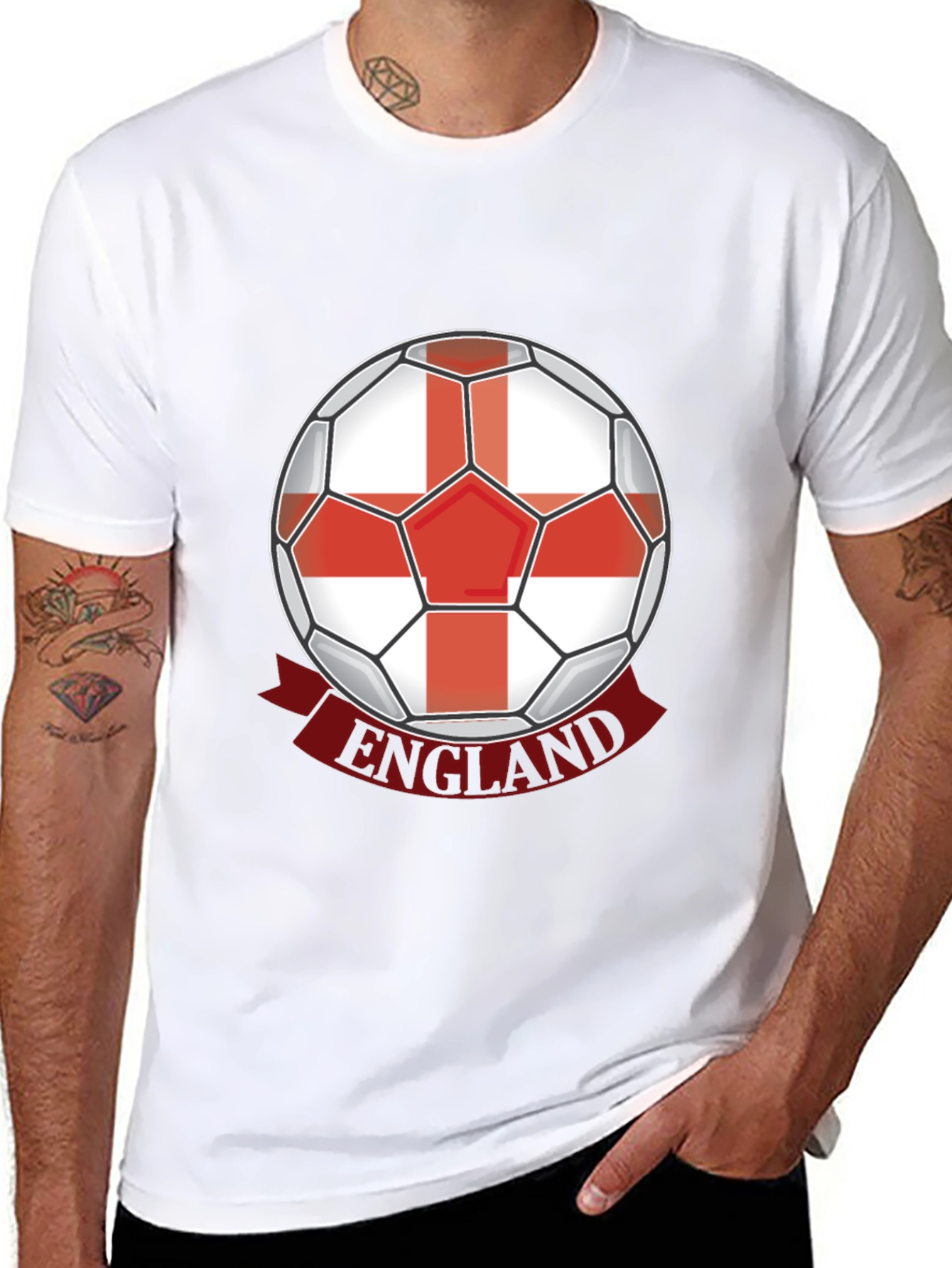England Soccer Ball T-Shirt